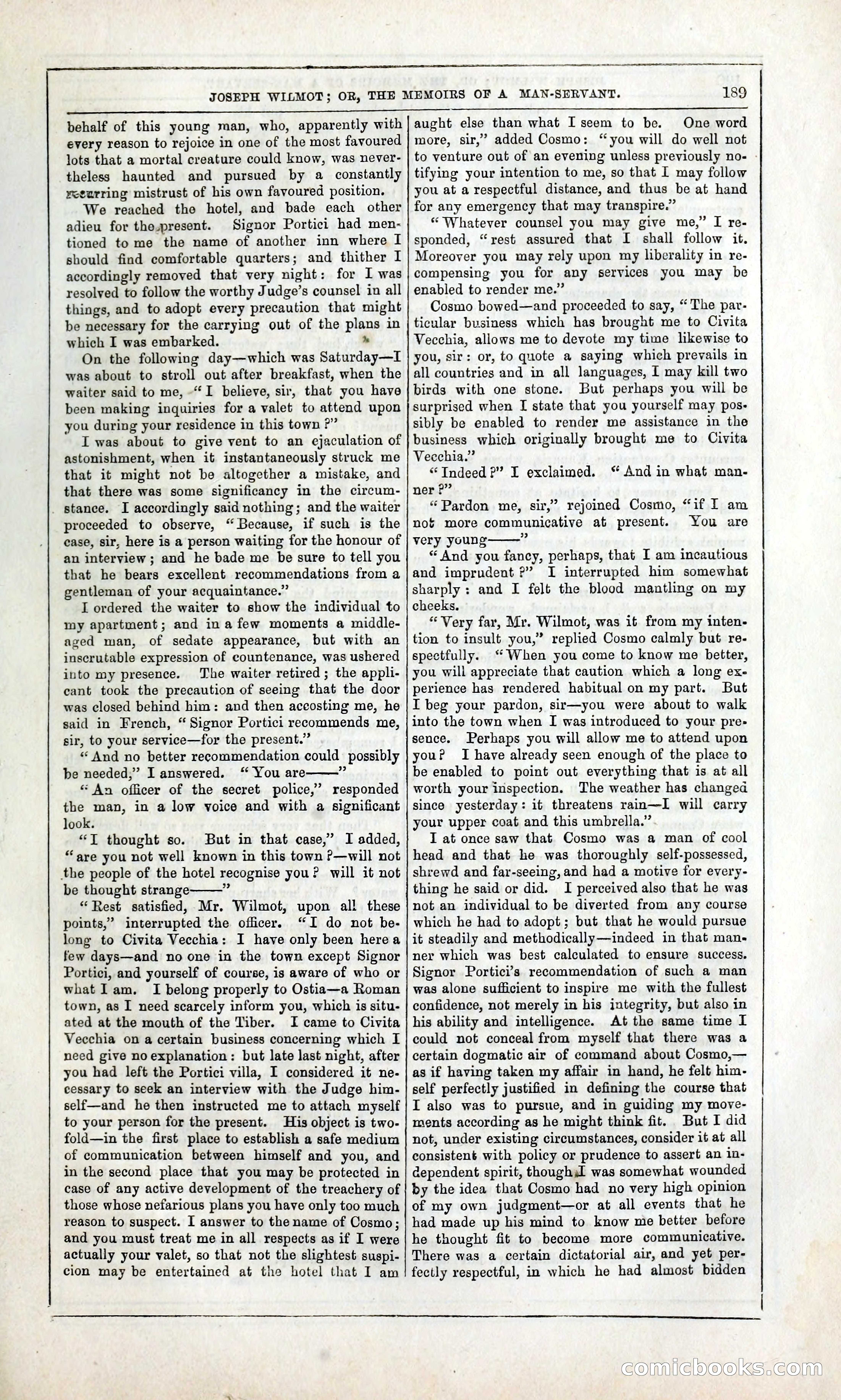 Joseph Wilmot, or, The Memoirs of a Man-Servant — page 202 of 399