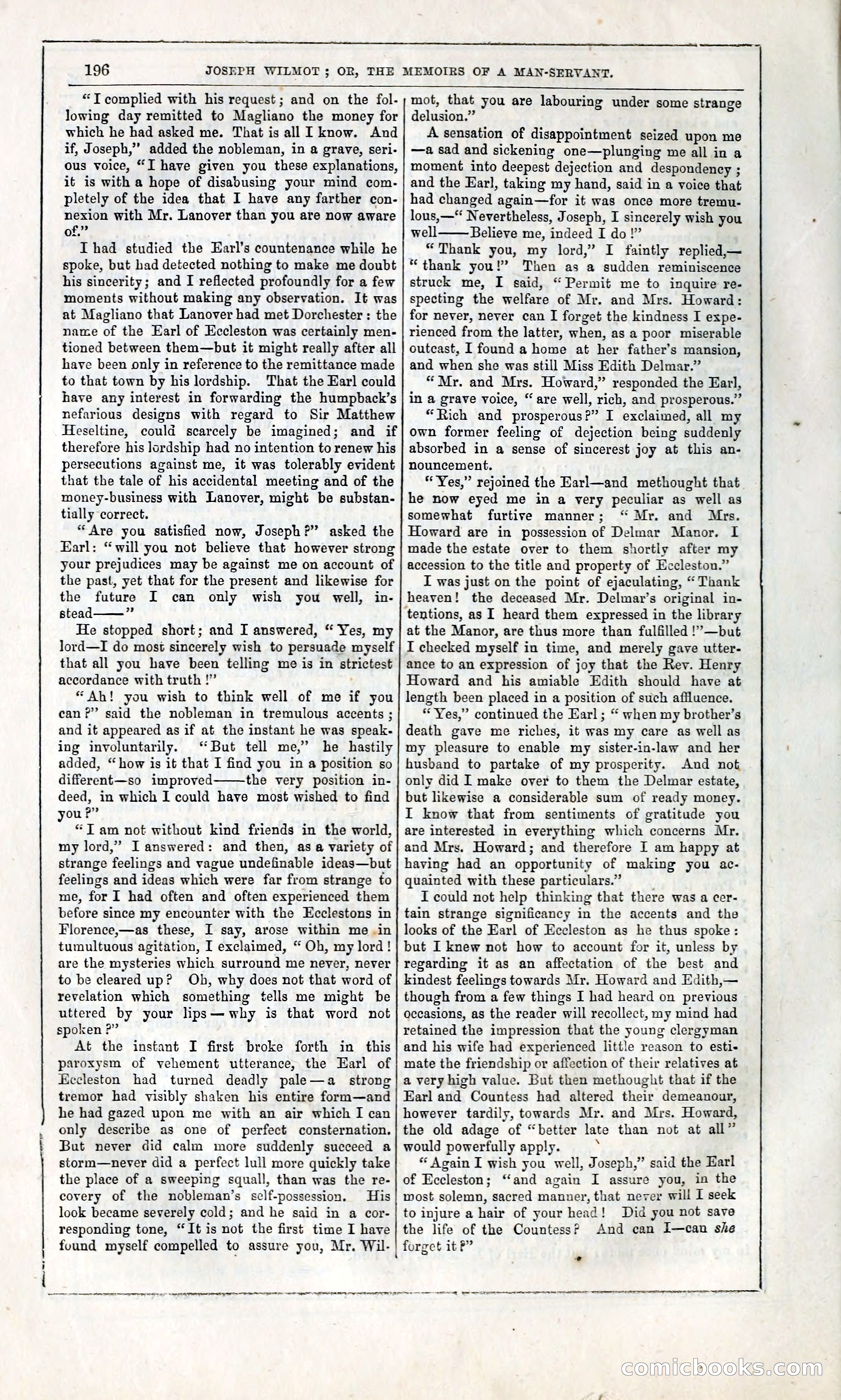 Joseph Wilmot, or, The Memoirs of a Man-Servant — page 209 of 399