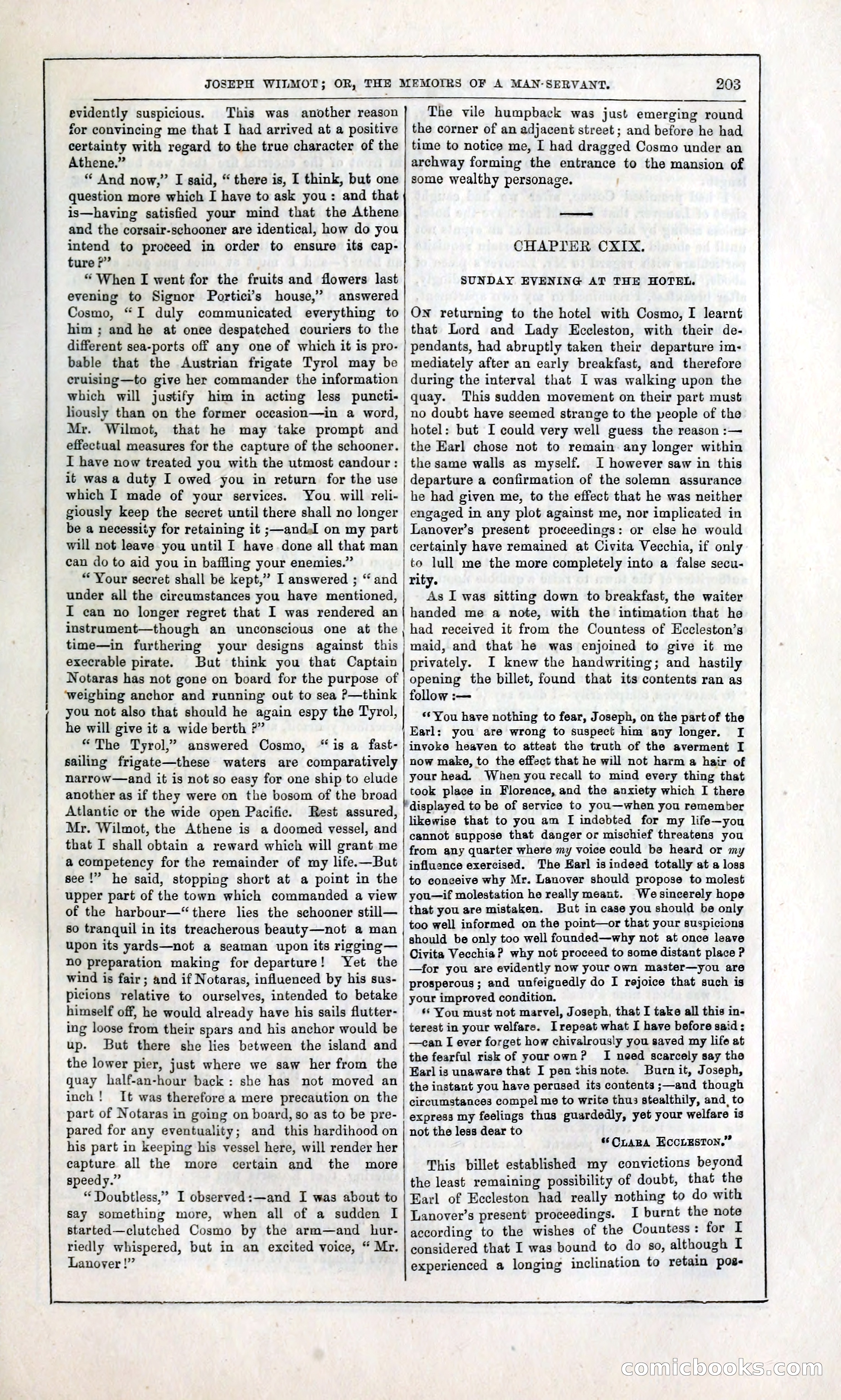 Joseph Wilmot, or, The Memoirs of a Man-Servant — page 216 of 399