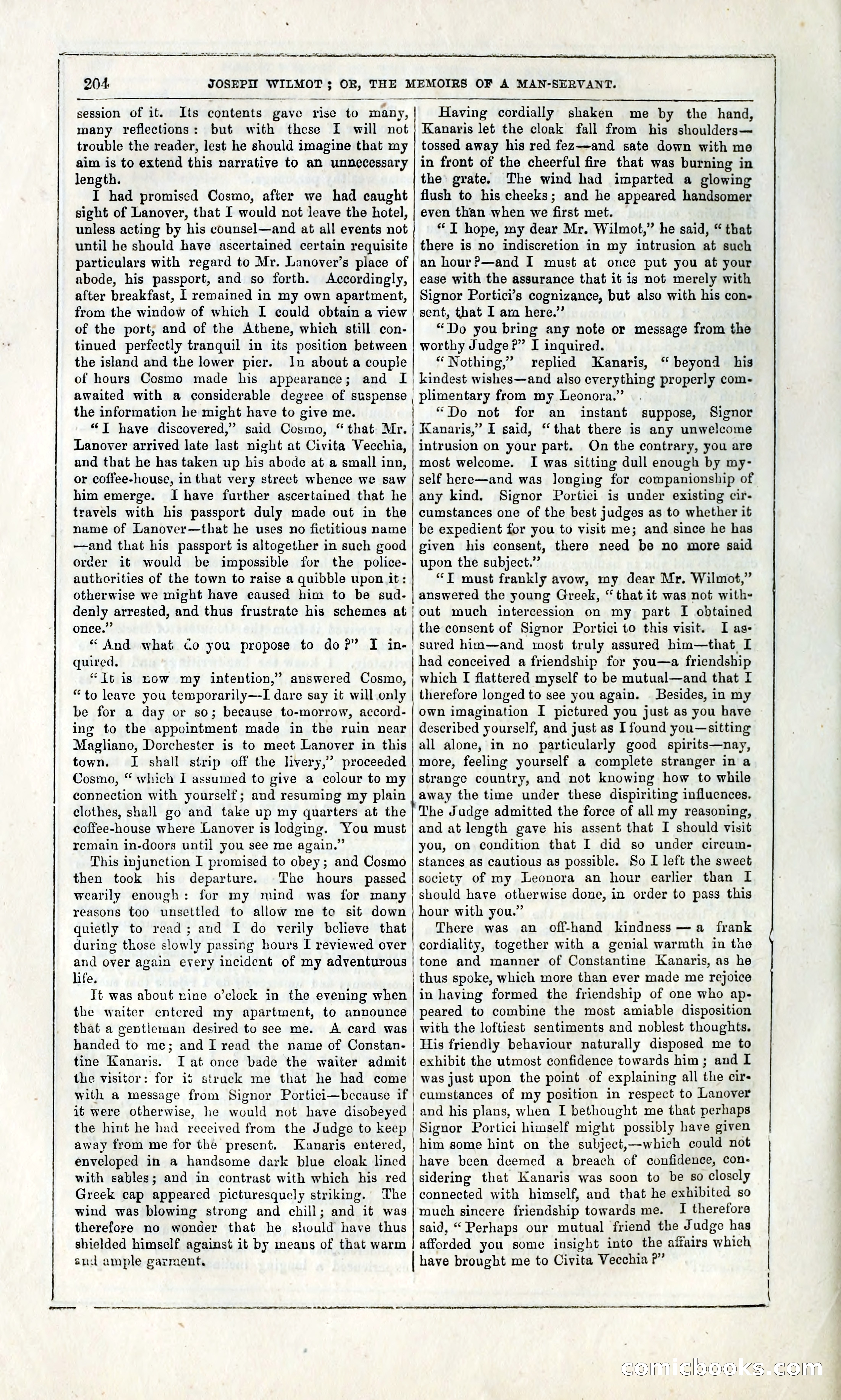 Joseph Wilmot, or, The Memoirs of a Man-Servant — page 217 of 399