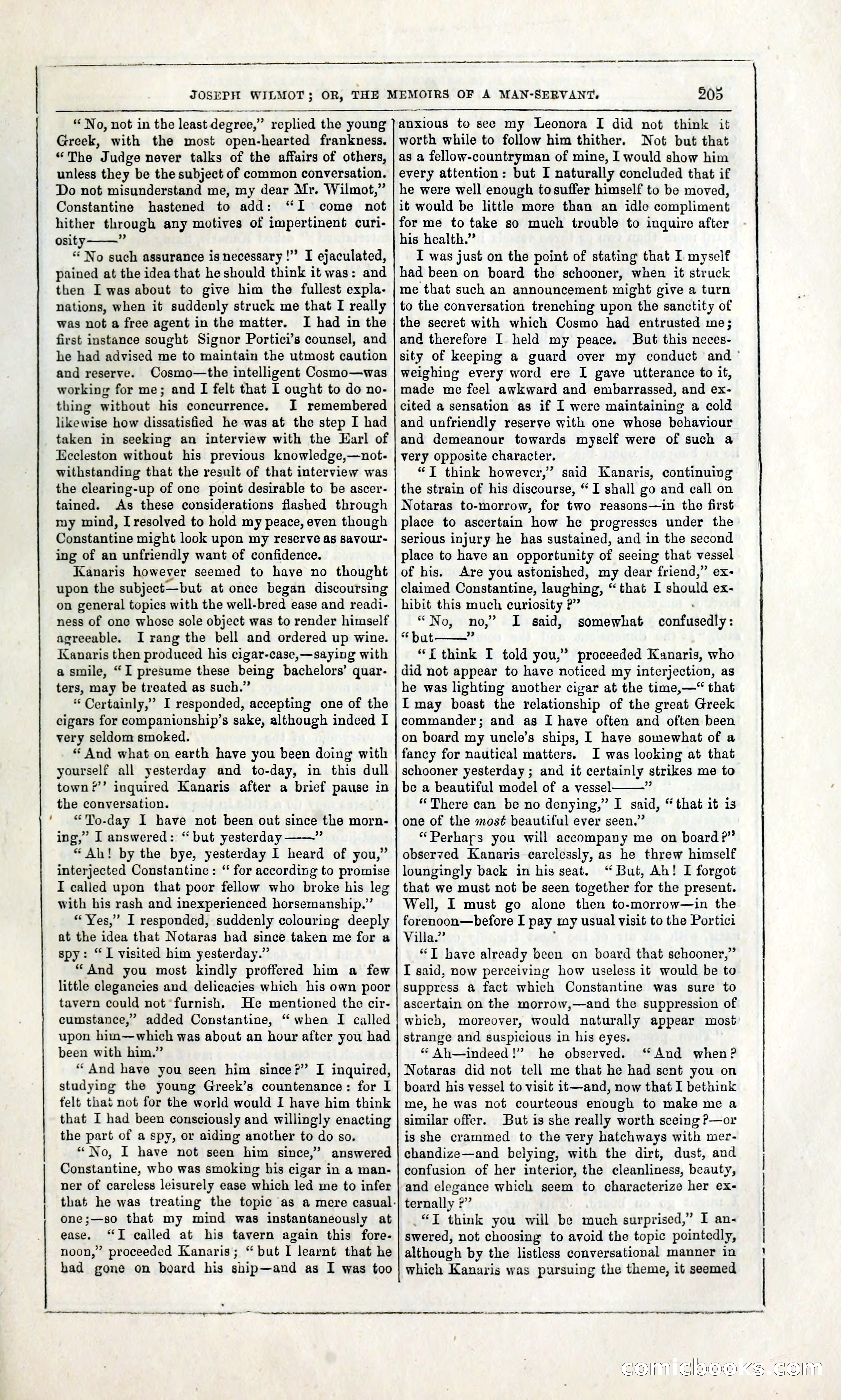 Joseph Wilmot, or, The Memoirs of a Man-Servant — page 218 of 399