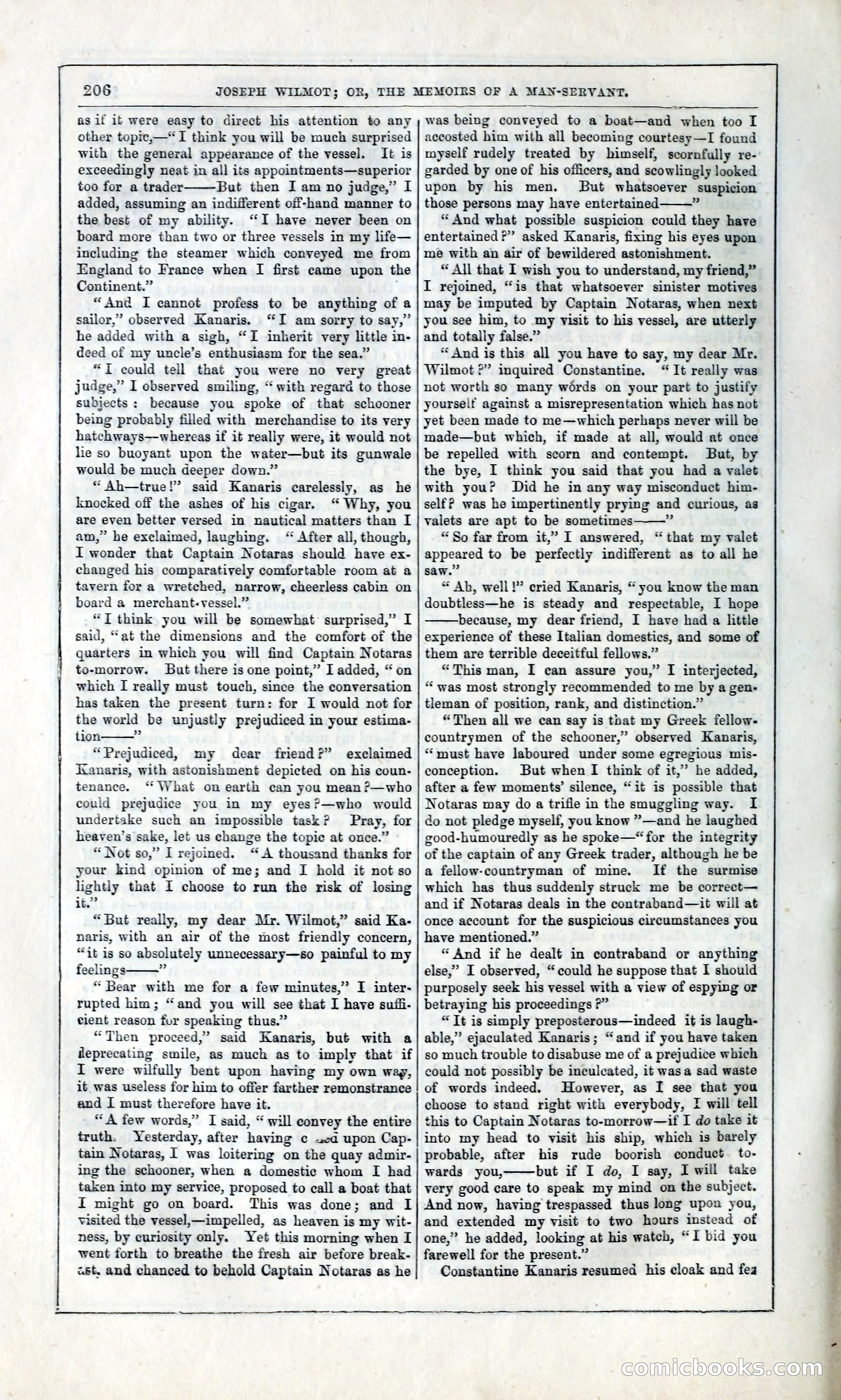 Joseph Wilmot, or, The Memoirs of a Man-Servant — page 219 of 399