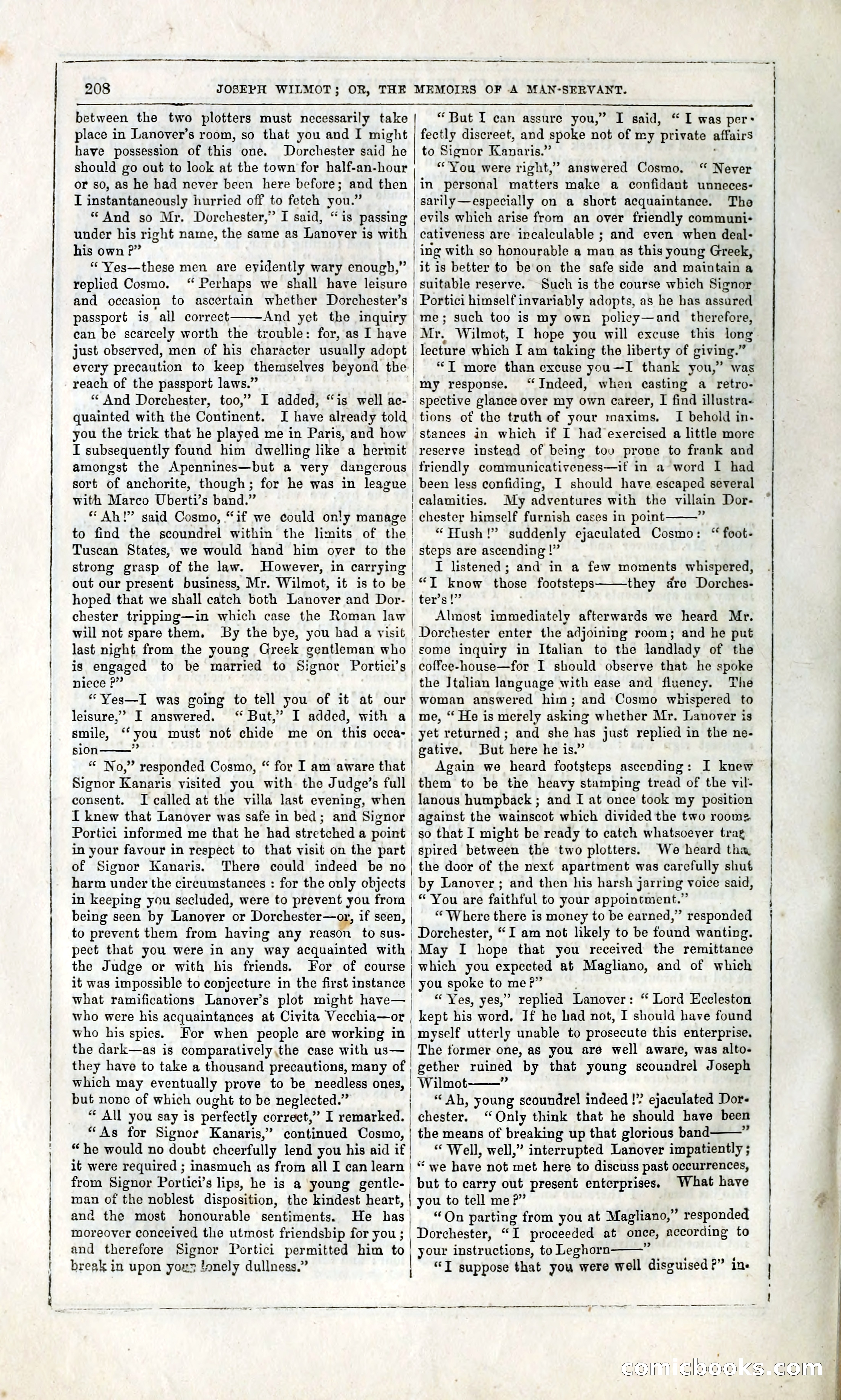 Joseph Wilmot, or, The Memoirs of a Man-Servant — page 221 of 399