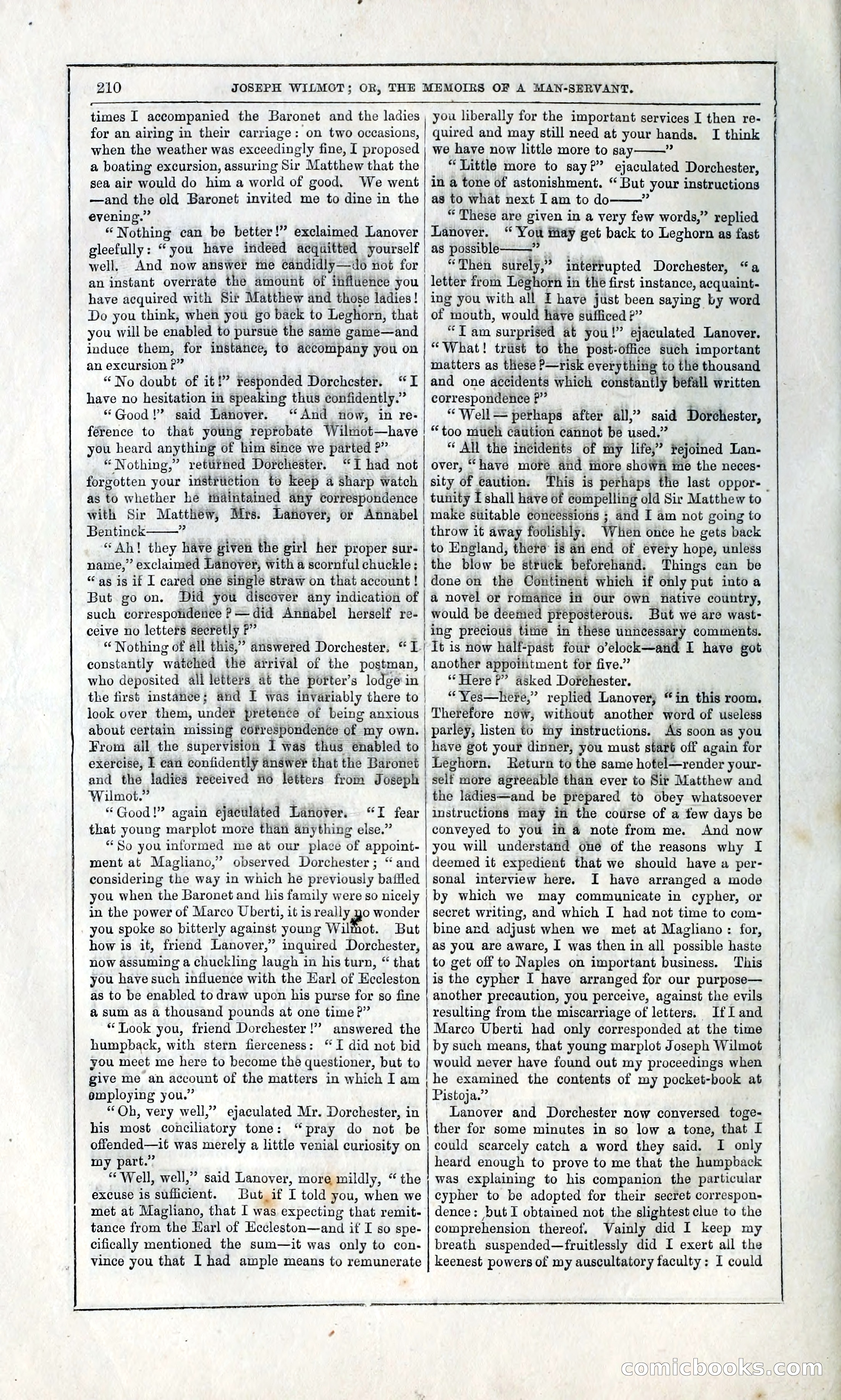 Joseph Wilmot, or, The Memoirs of a Man-Servant — page 223 of 399