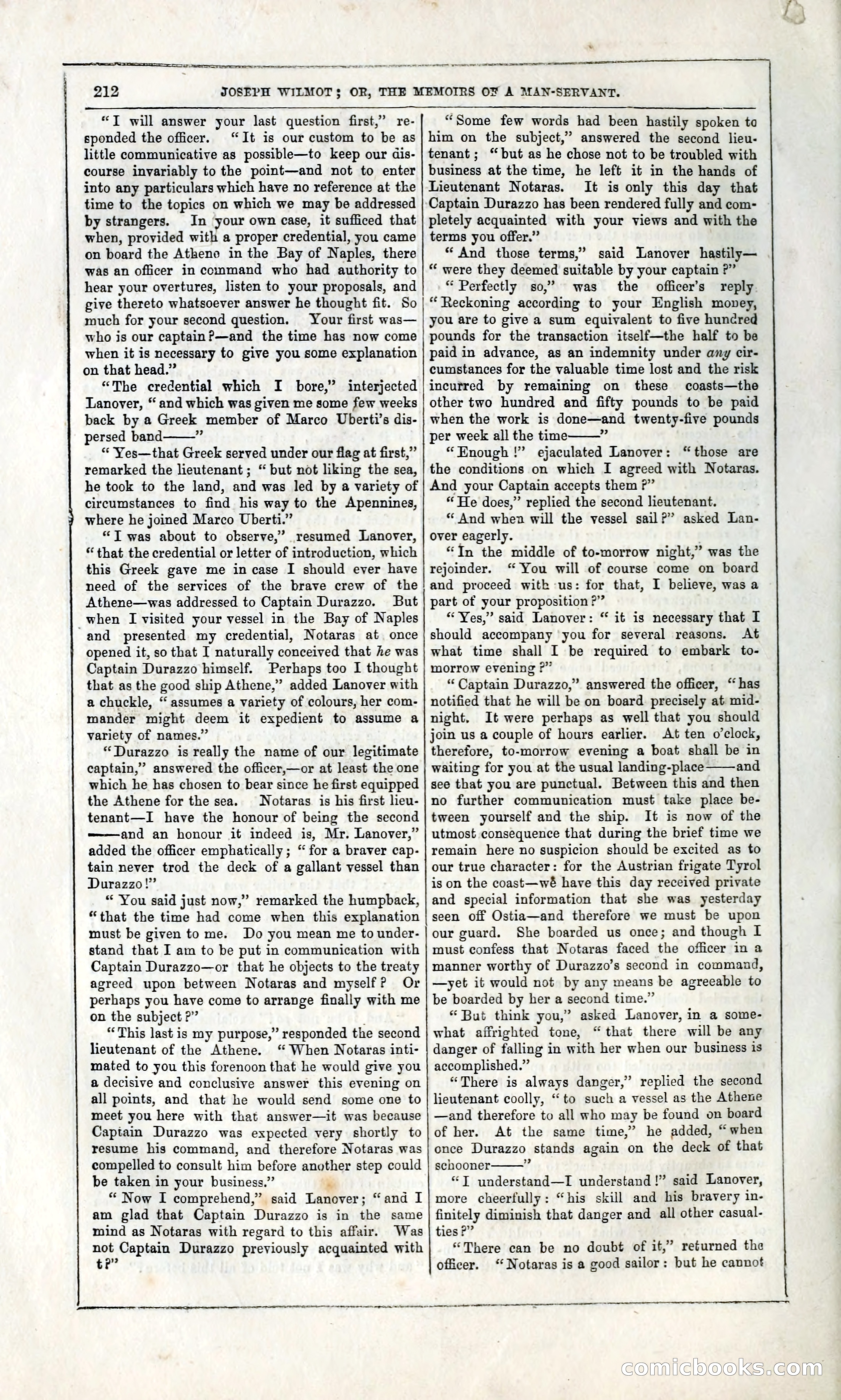 Joseph Wilmot, or, The Memoirs of a Man-Servant — page 225 of 399