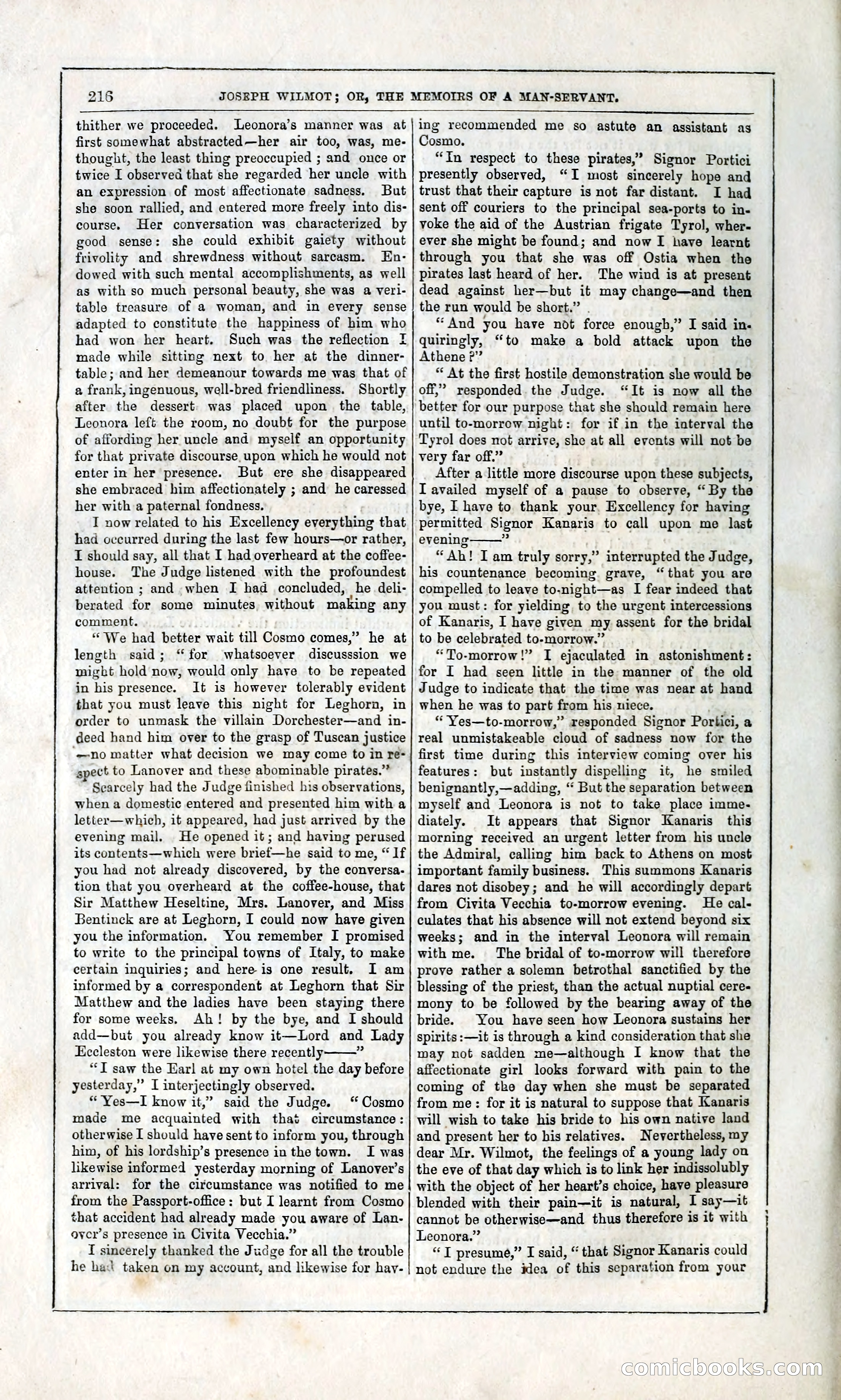 Joseph Wilmot, or, The Memoirs of a Man-Servant — page 229 of 399