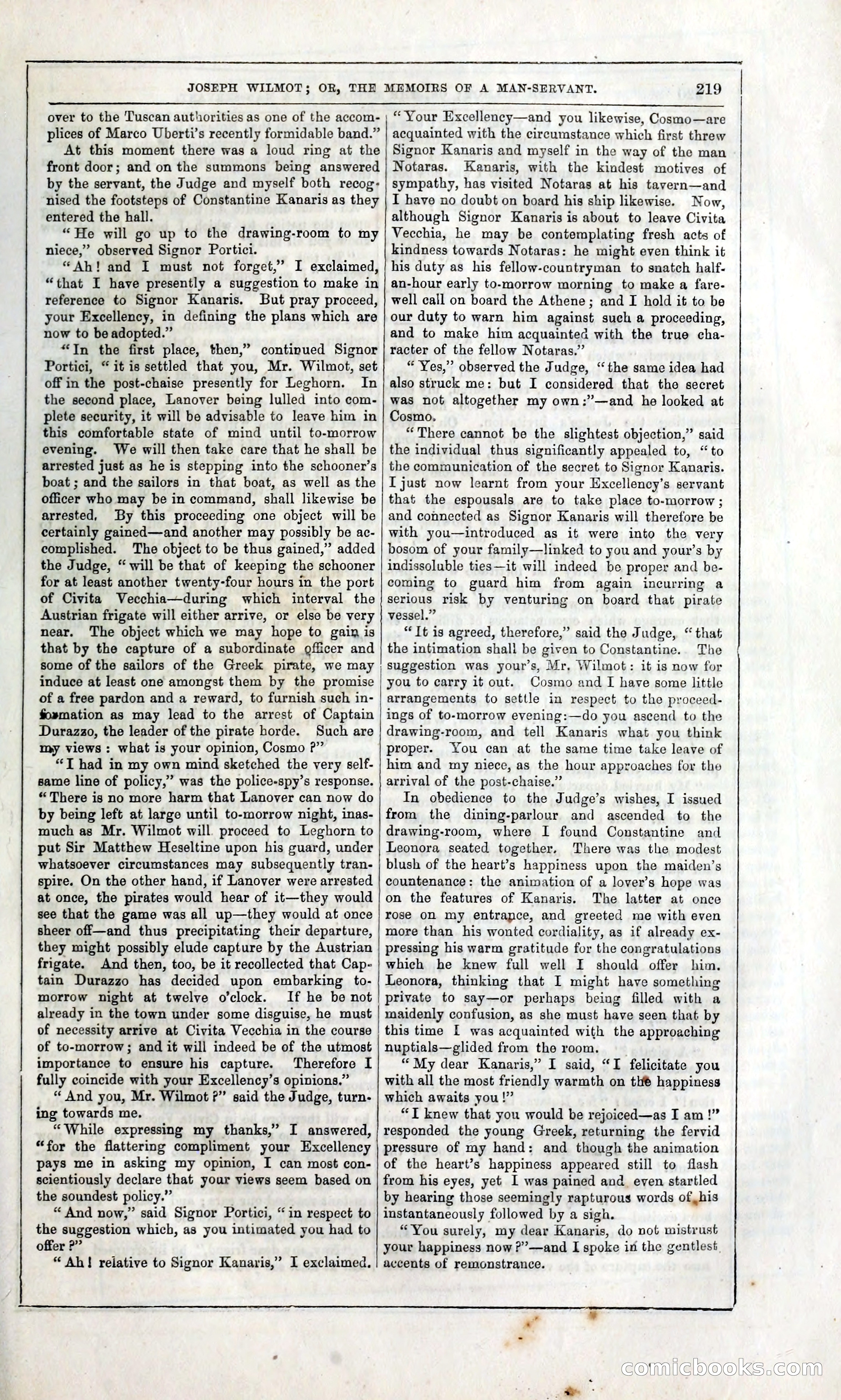 Joseph Wilmot, or, The Memoirs of a Man-Servant — page 232 of 399