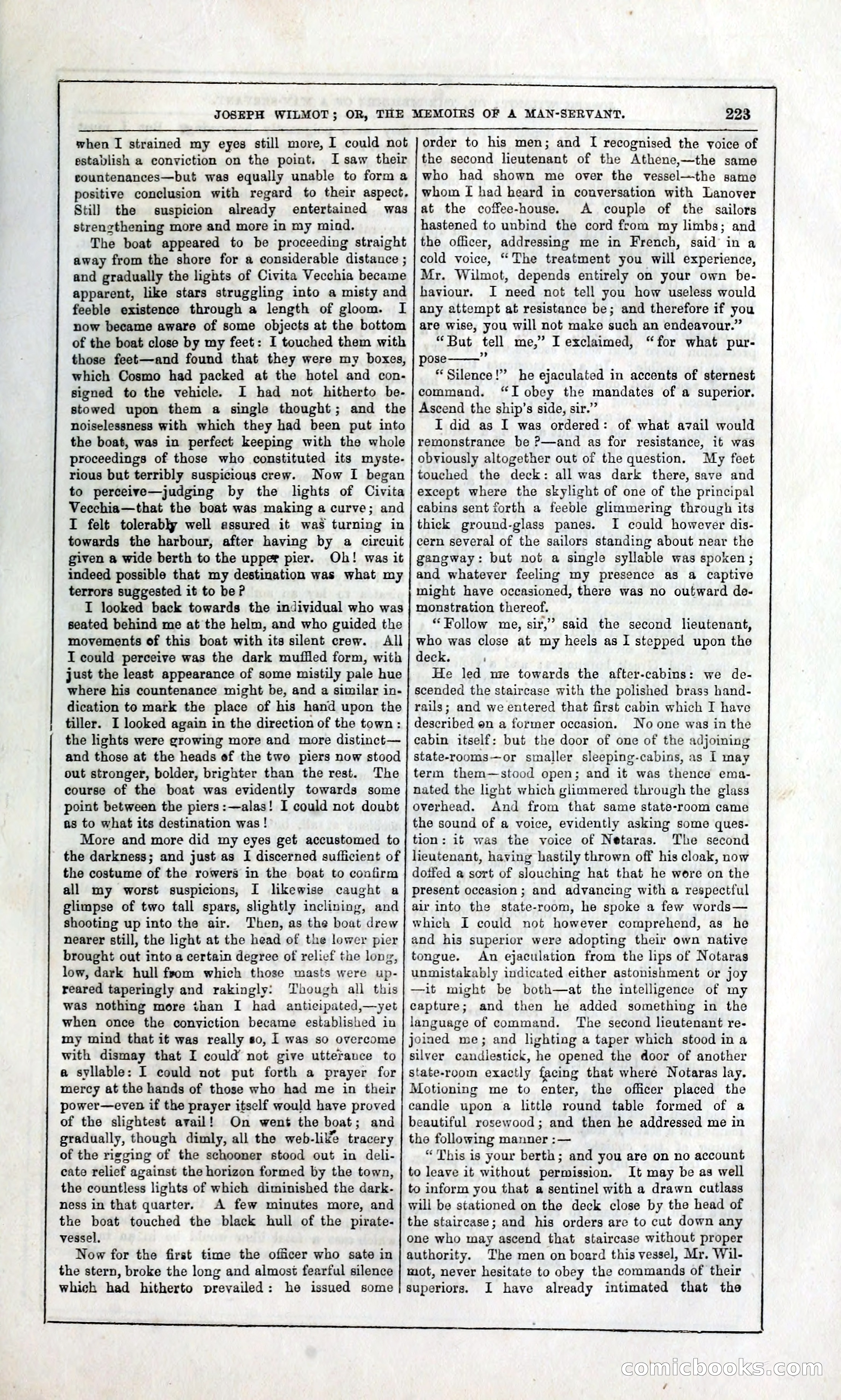 Joseph Wilmot, or, The Memoirs of a Man-Servant — page 236 of 399