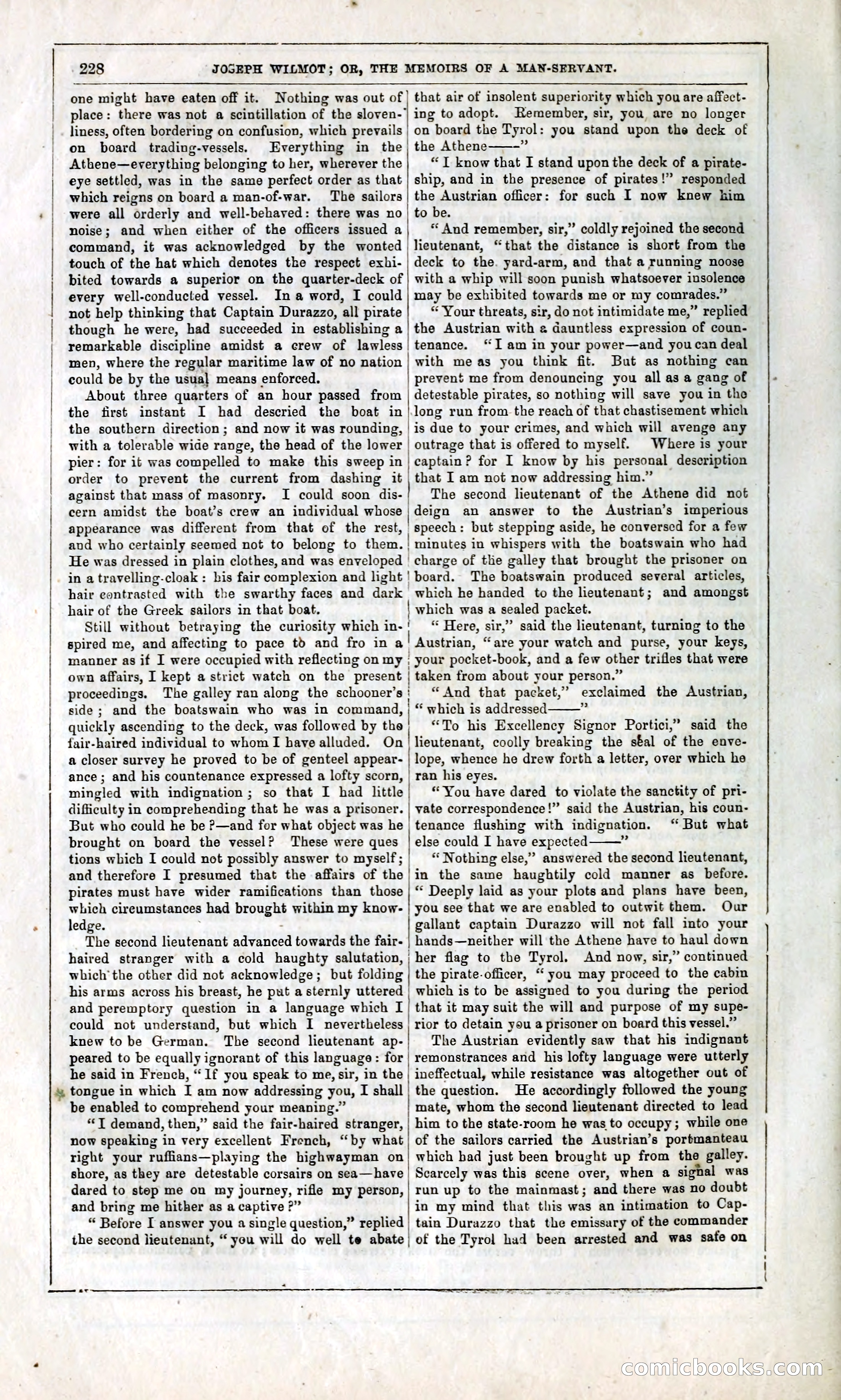 Joseph Wilmot, or, The Memoirs of a Man-Servant — page 241 of 399