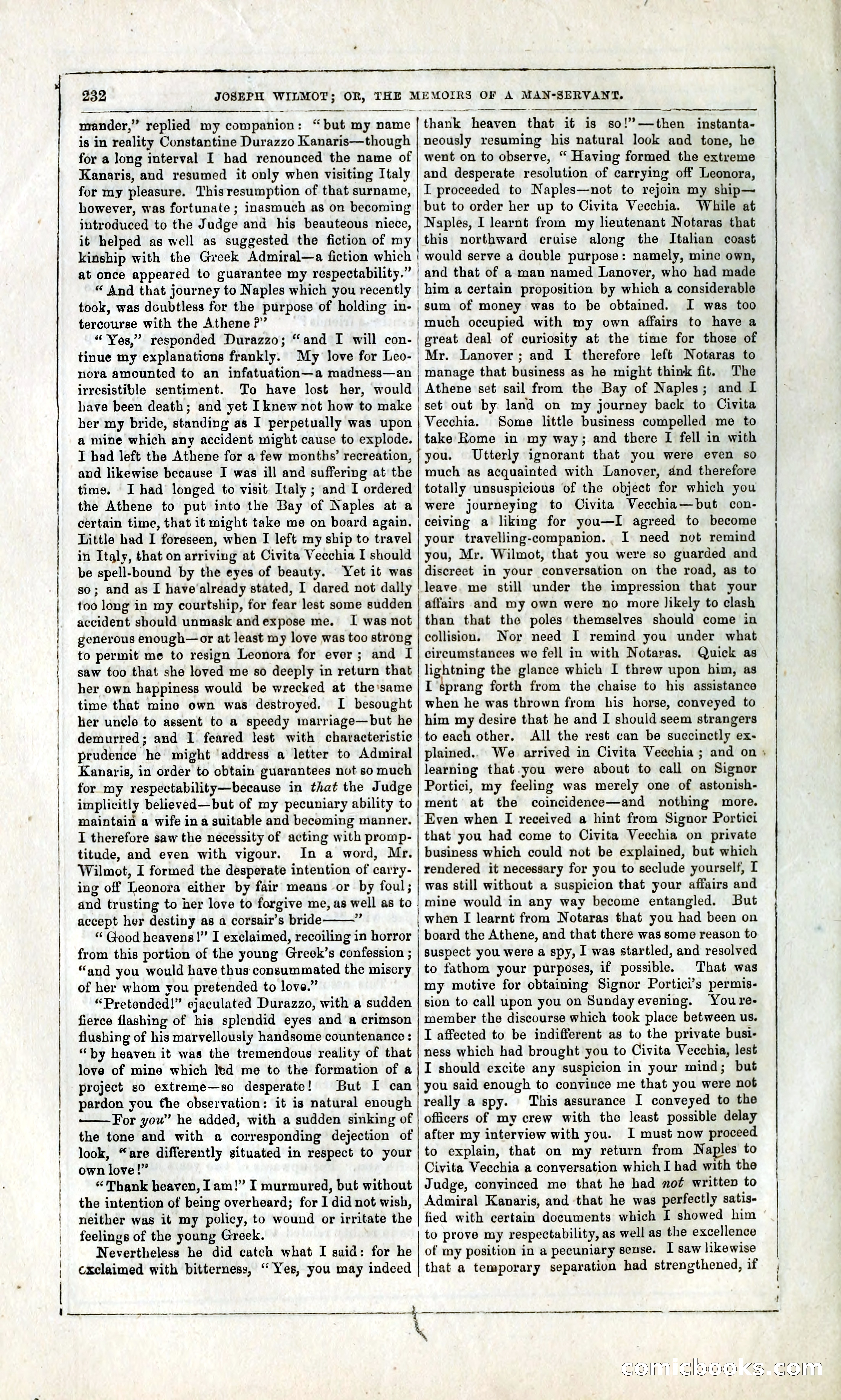 Joseph Wilmot, or, The Memoirs of a Man-Servant — page 245 of 399
