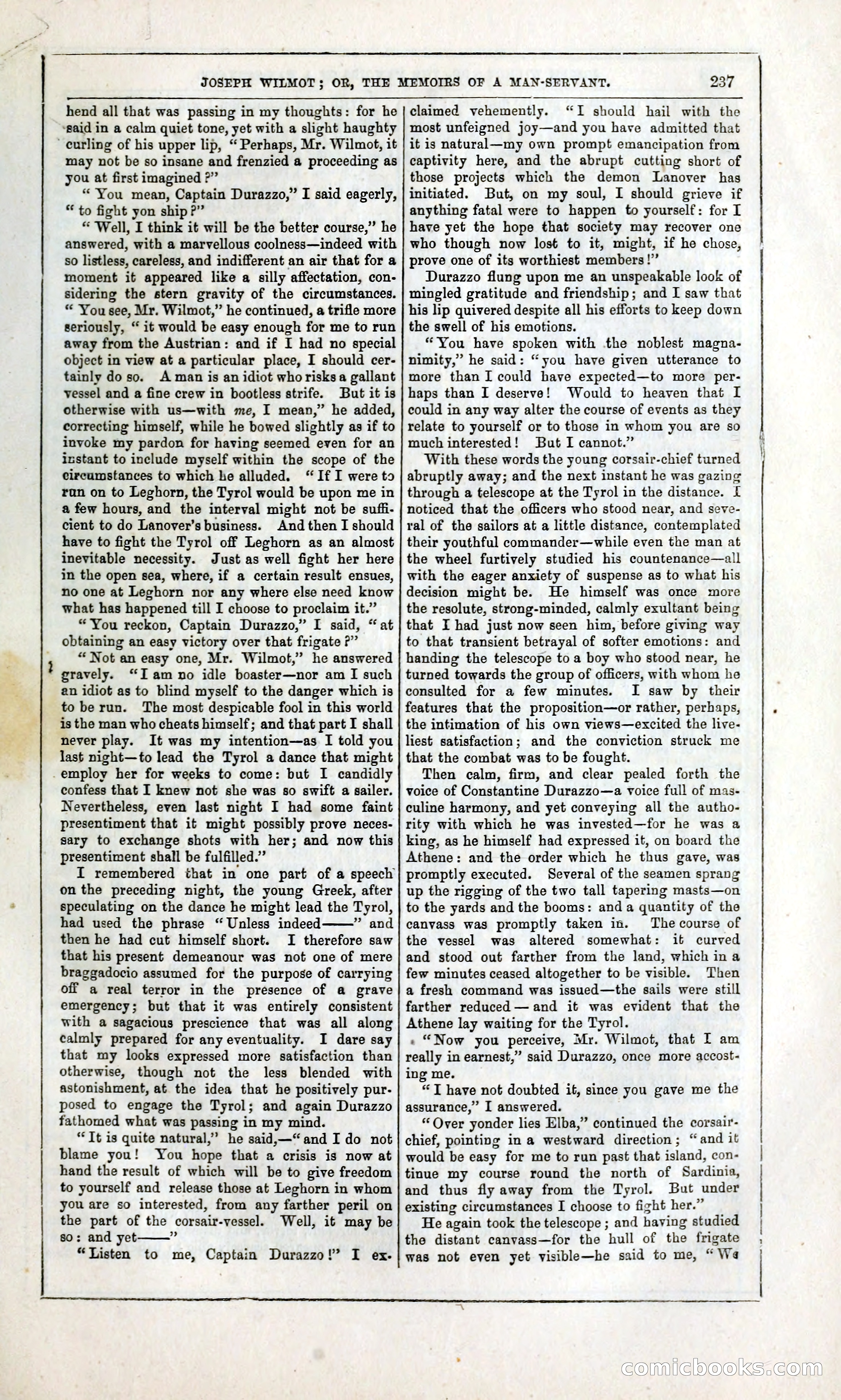 Joseph Wilmot, or, The Memoirs of a Man-Servant — page 250 of 399
