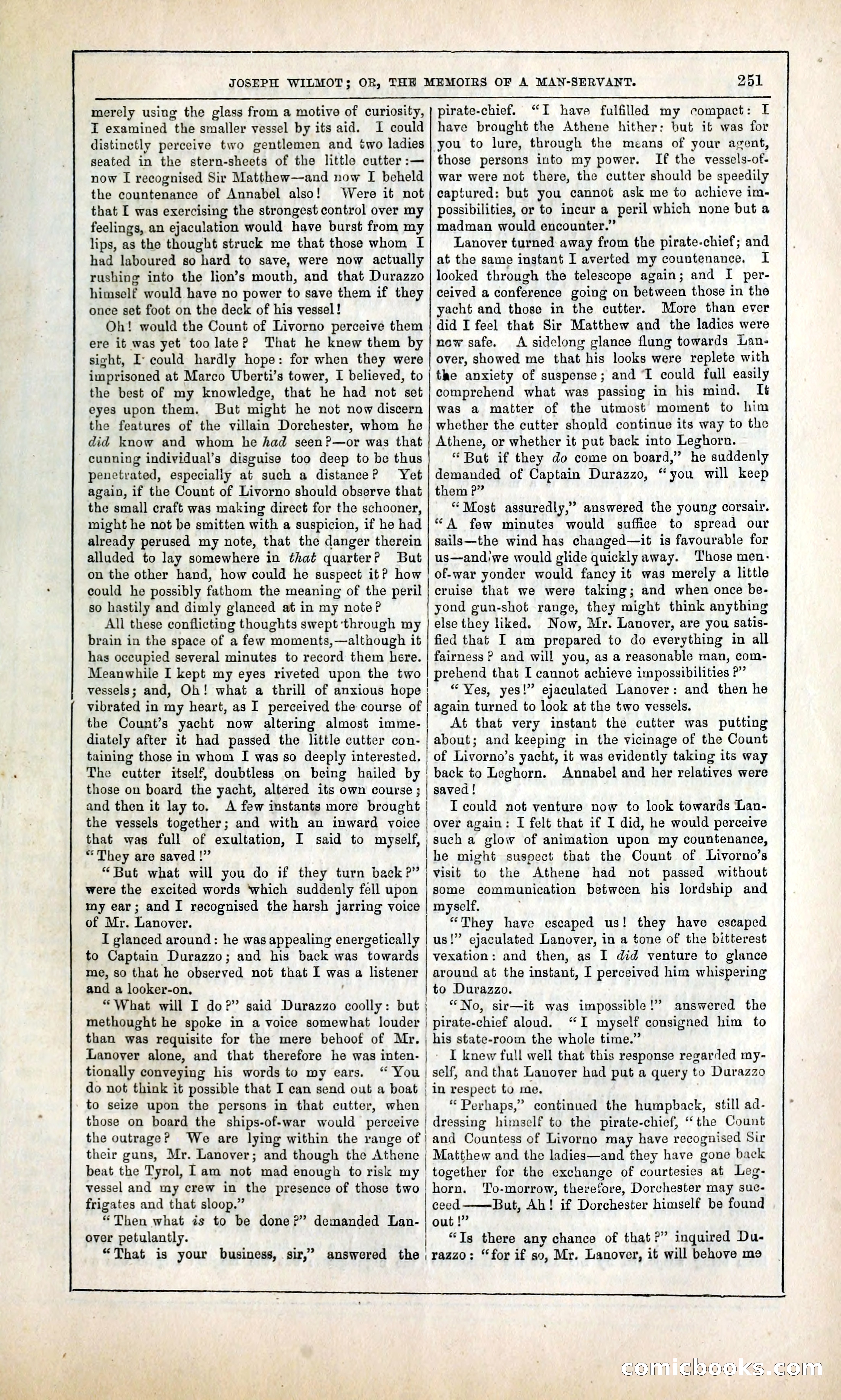 Joseph Wilmot, or, The Memoirs of a Man-Servant — page 264 of 399