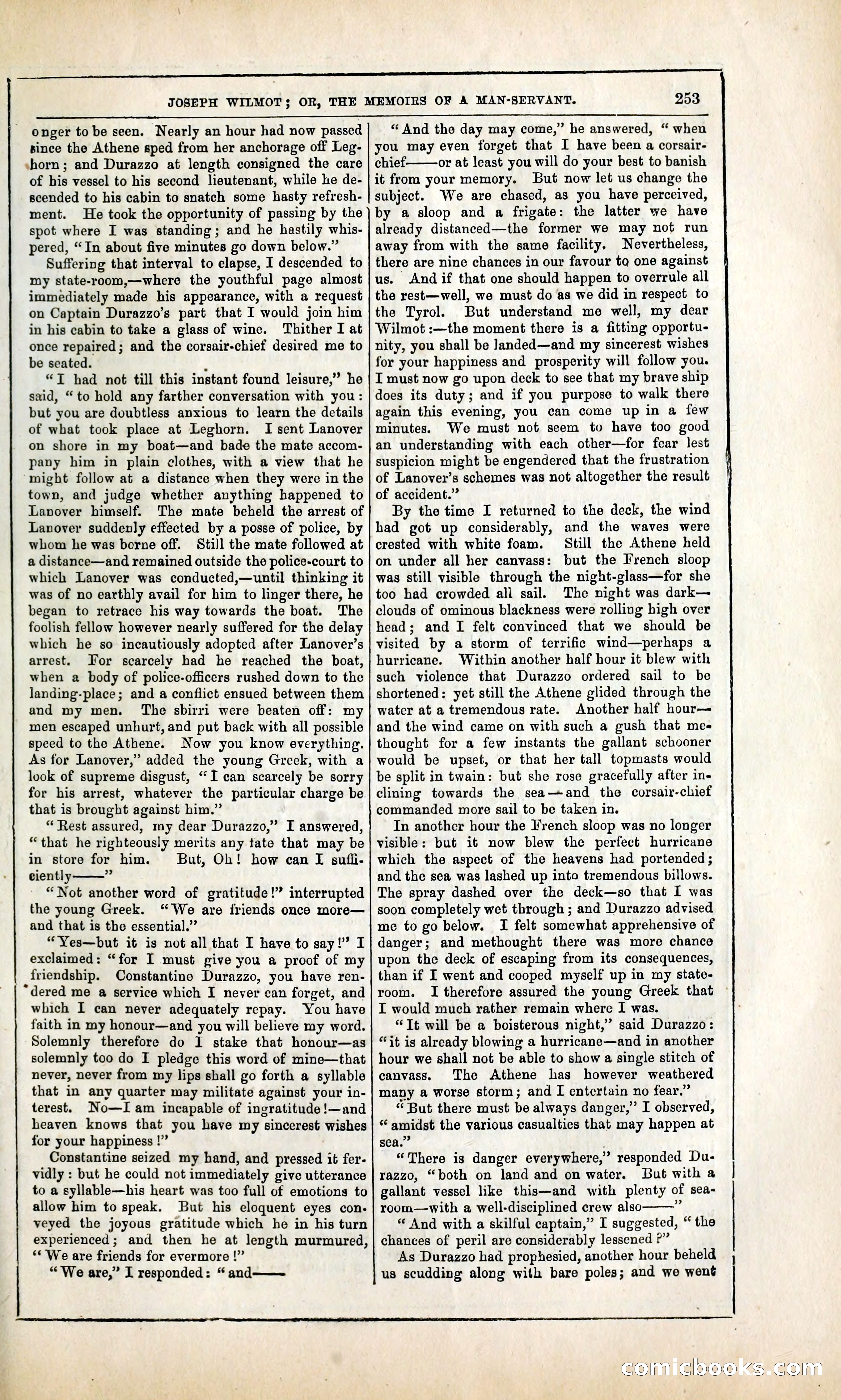 Joseph Wilmot, or, The Memoirs of a Man-Servant — page 266 of 399