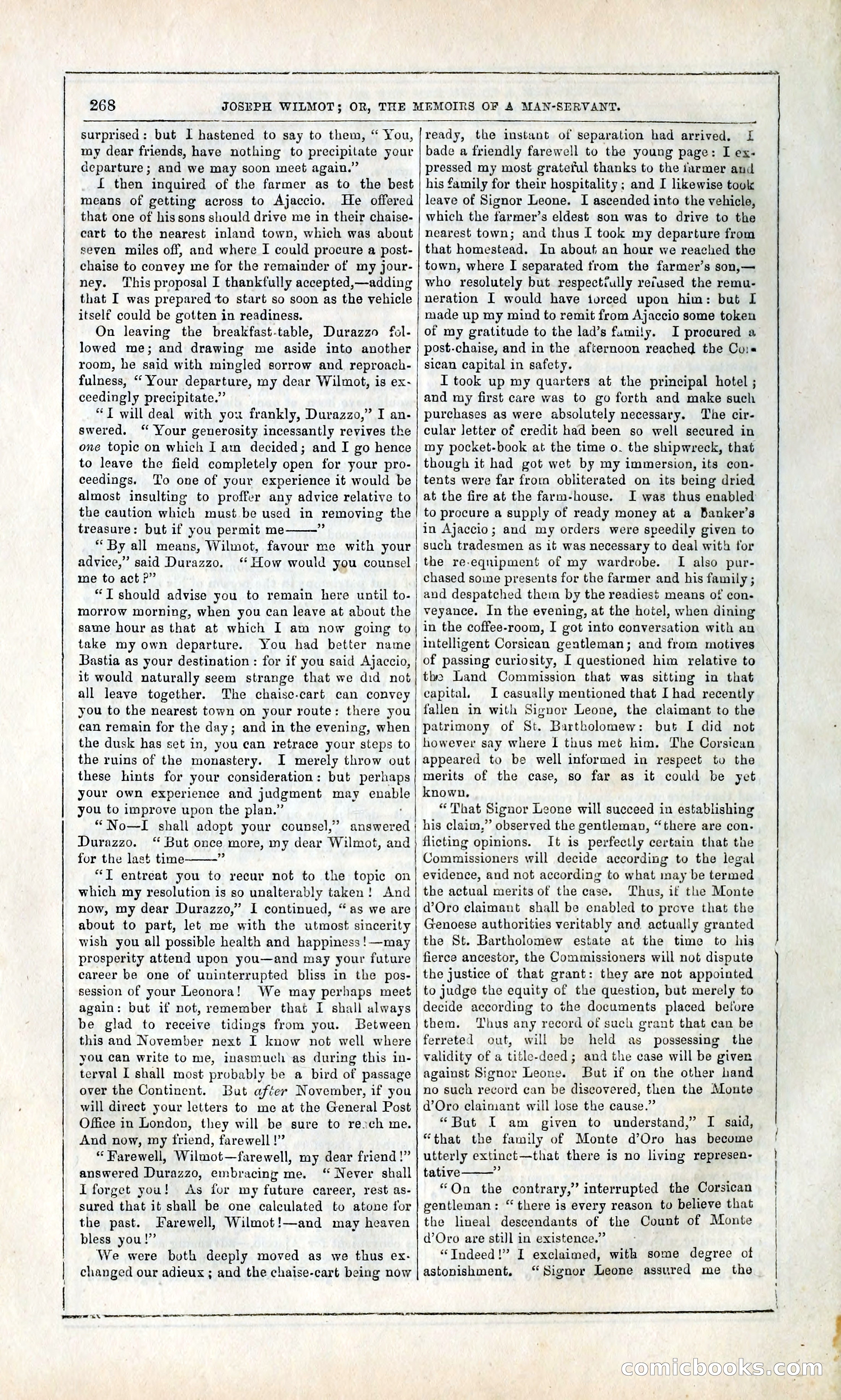 Joseph Wilmot, or, The Memoirs of a Man-Servant — page 281 of 399