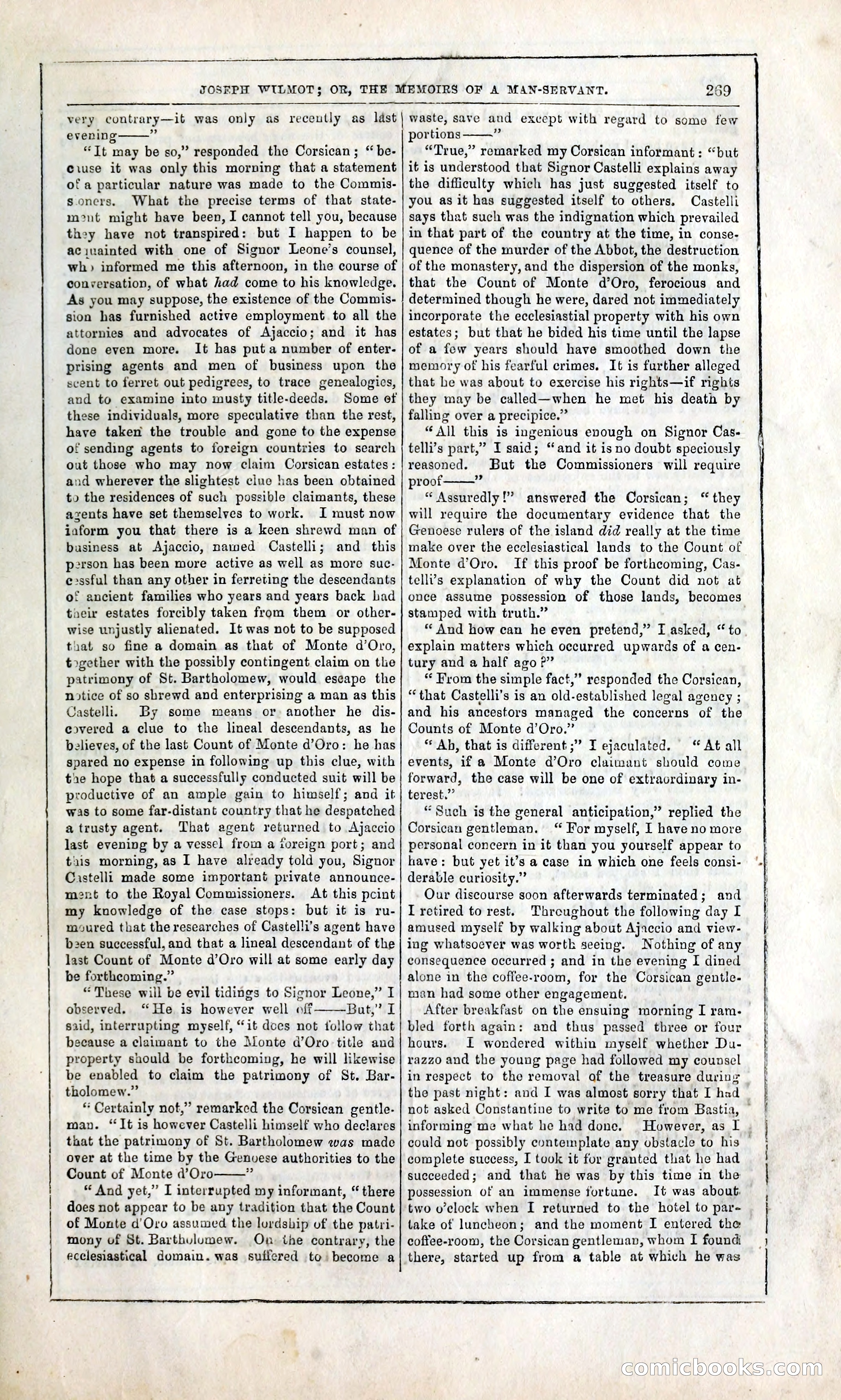 Joseph Wilmot, or, The Memoirs of a Man-Servant — page 282 of 399