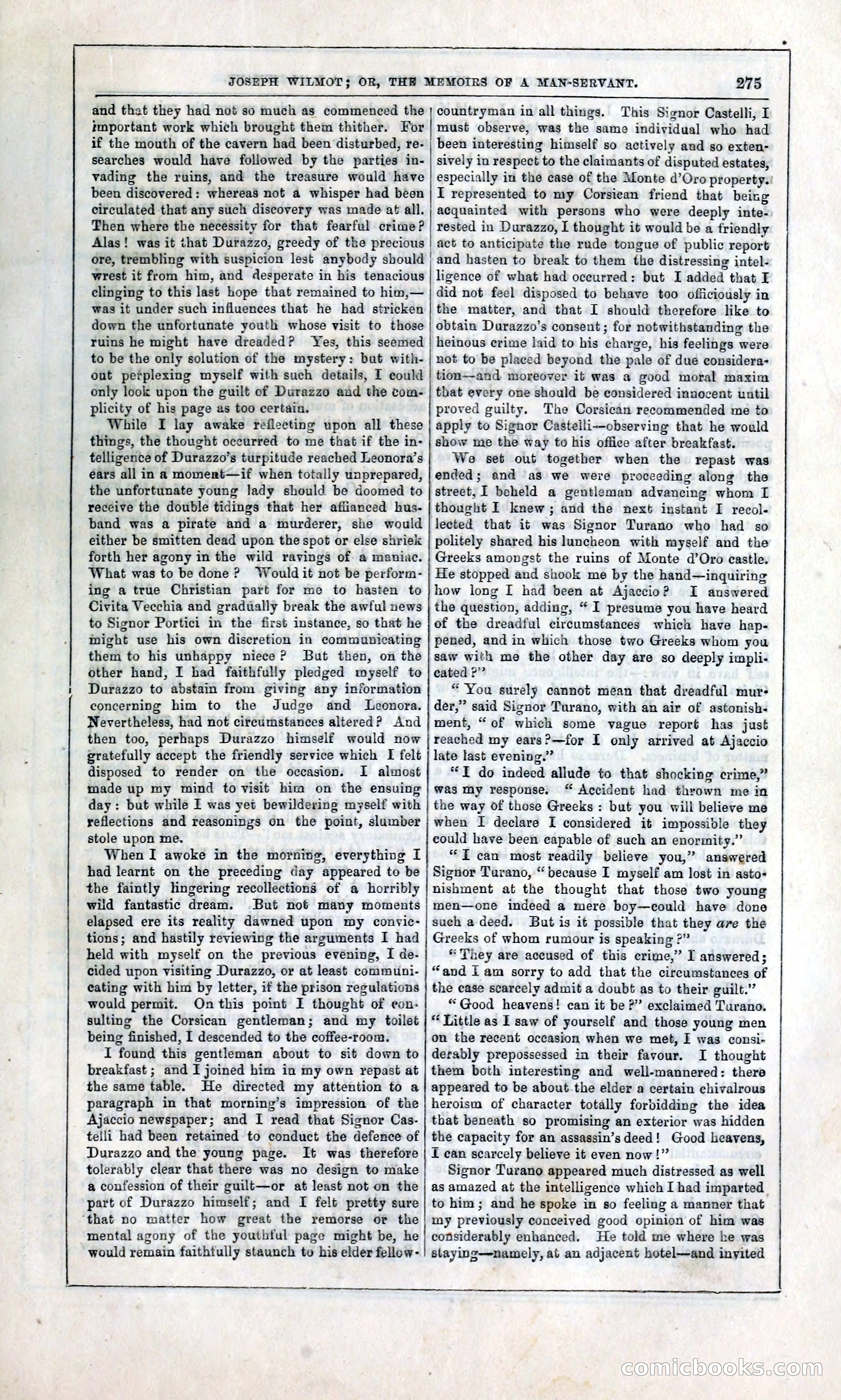 Joseph Wilmot, or, The Memoirs of a Man-Servant — page 288 of 399