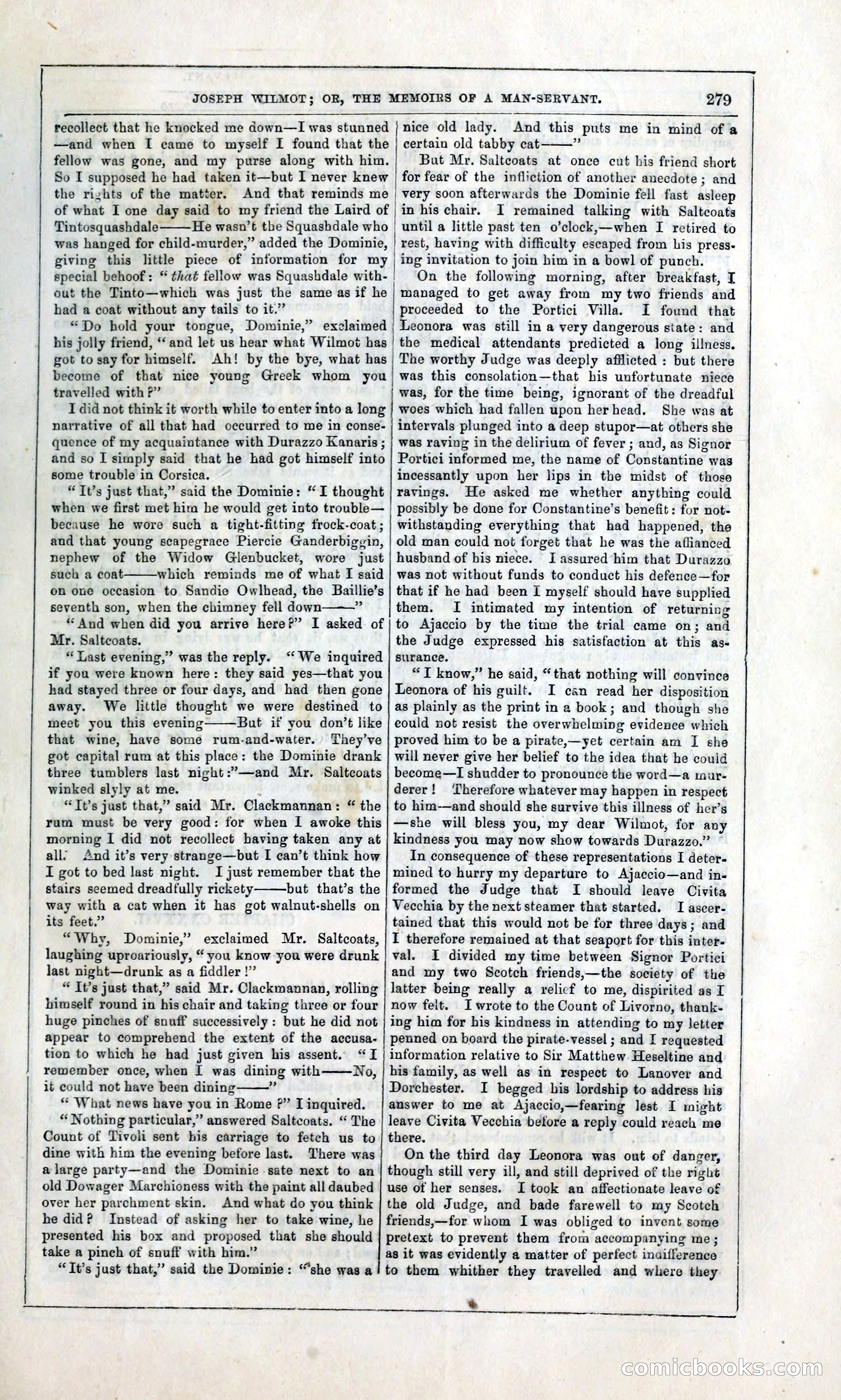 Joseph Wilmot, or, The Memoirs of a Man-Servant — page 292 of 399