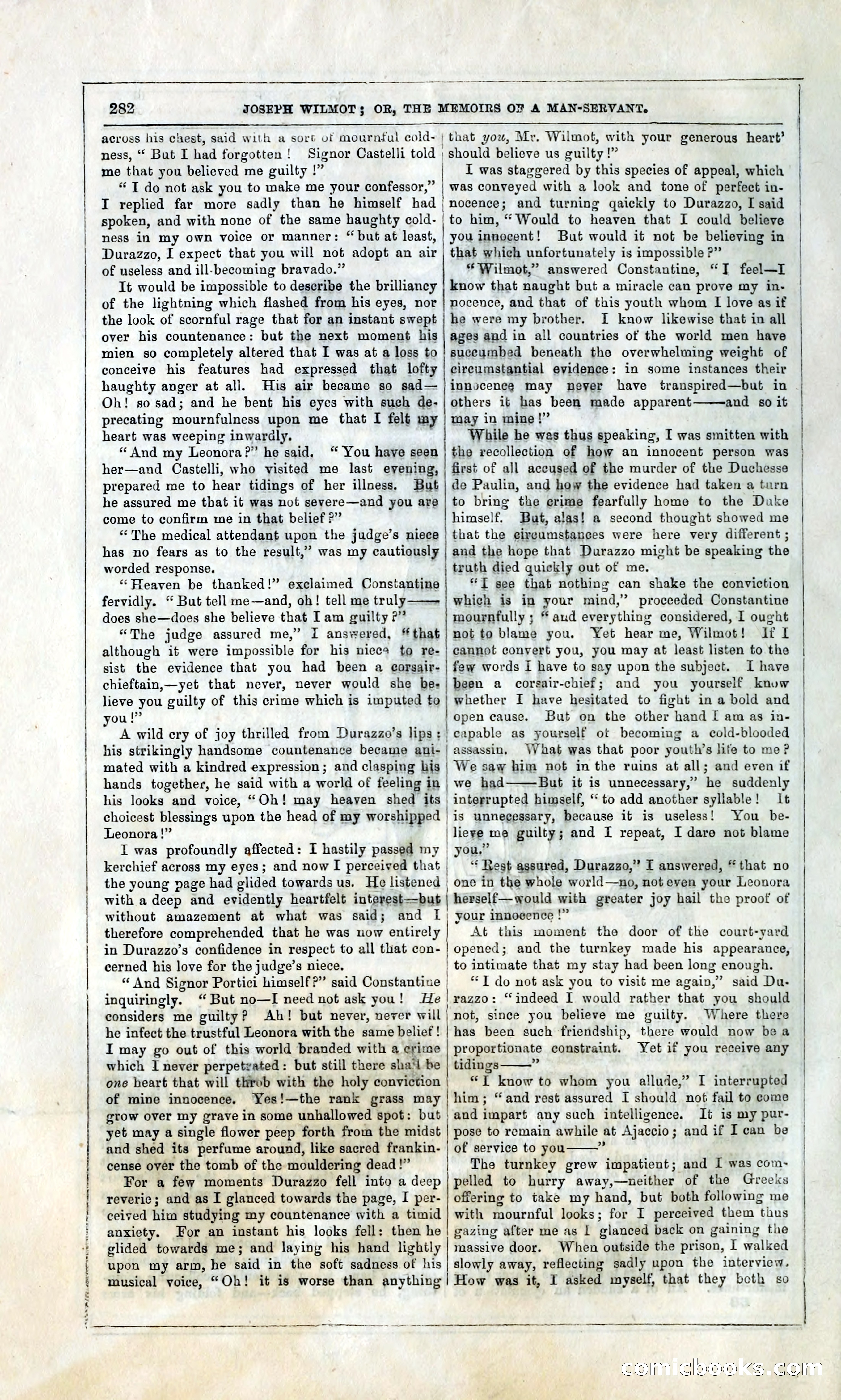 Joseph Wilmot, or, The Memoirs of a Man-Servant — page 295 of 399