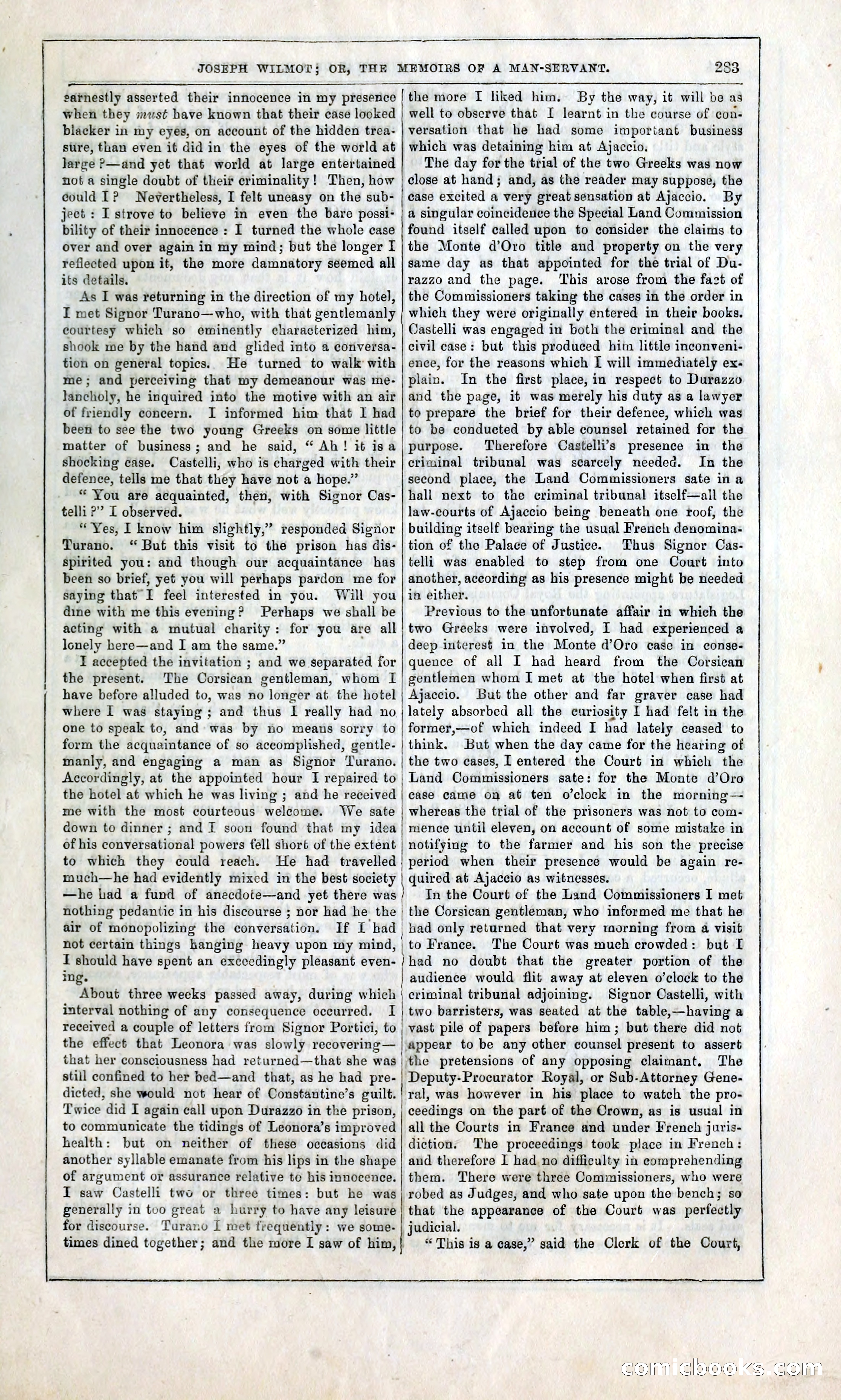 Joseph Wilmot, or, The Memoirs of a Man-Servant — page 296 of 399
