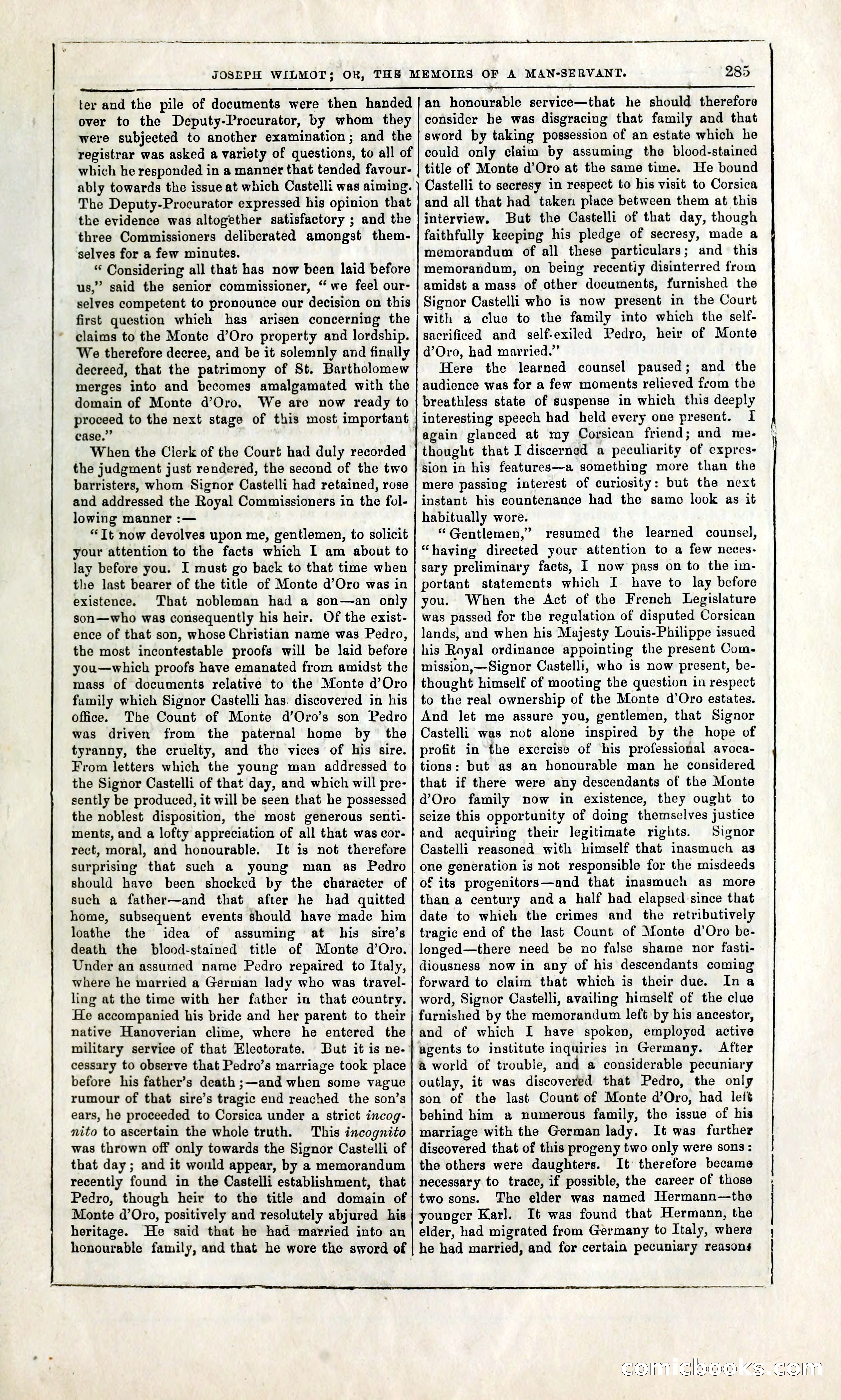 Joseph Wilmot, or, The Memoirs of a Man-Servant — page 298 of 399