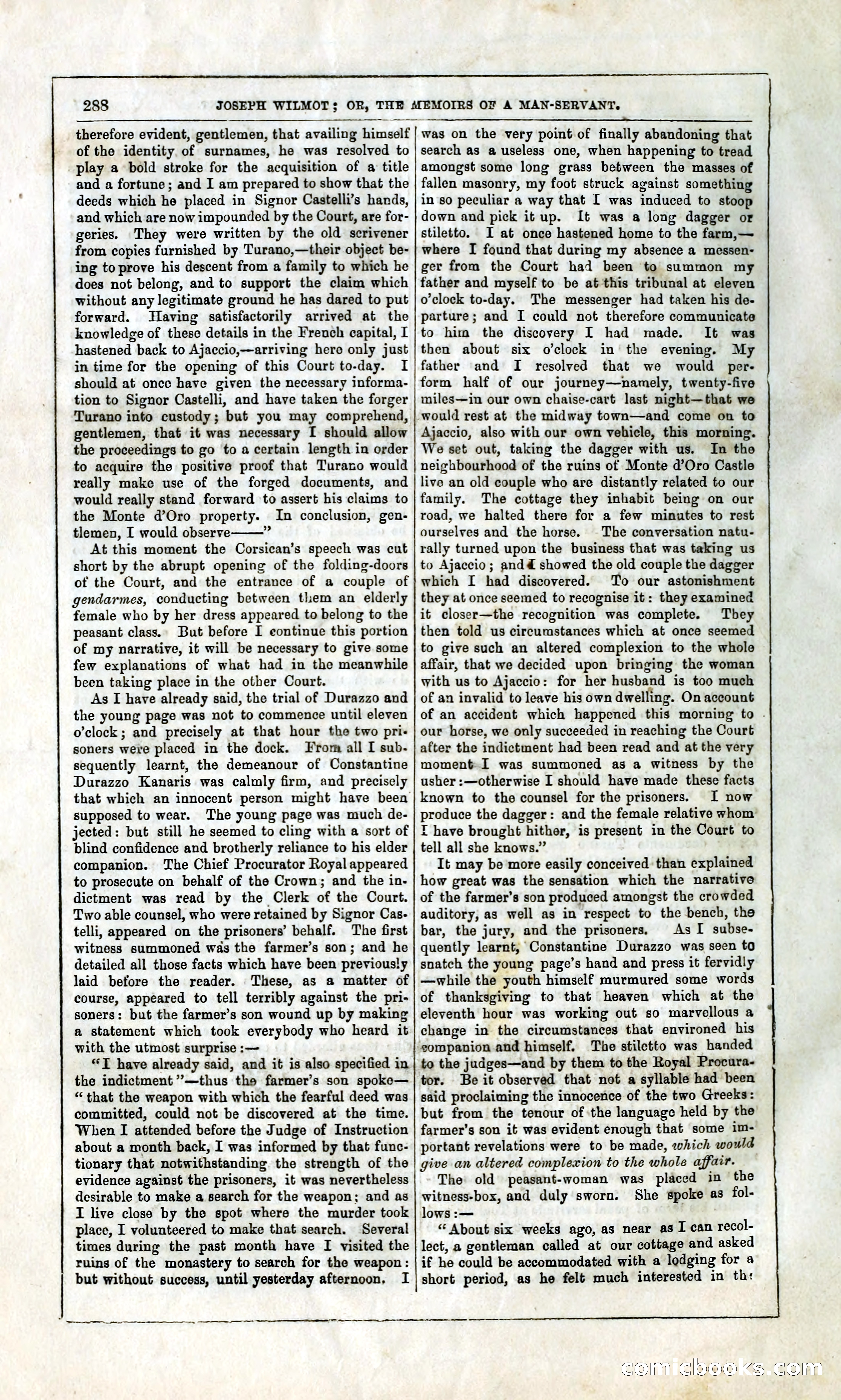 Joseph Wilmot, or, The Memoirs of a Man-Servant — page 301 of 399