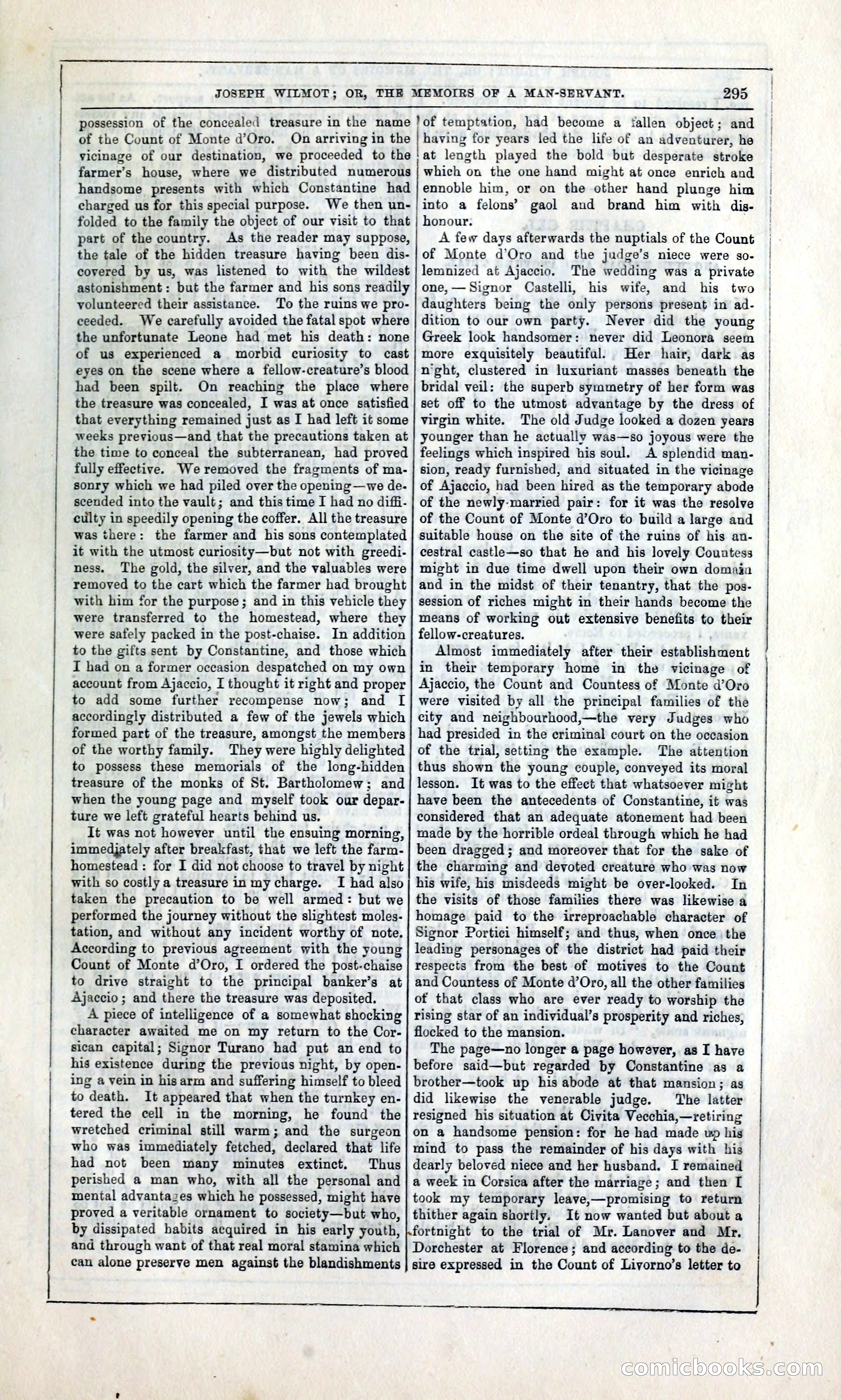 Joseph Wilmot, or, The Memoirs of a Man-Servant — page 308 of 399