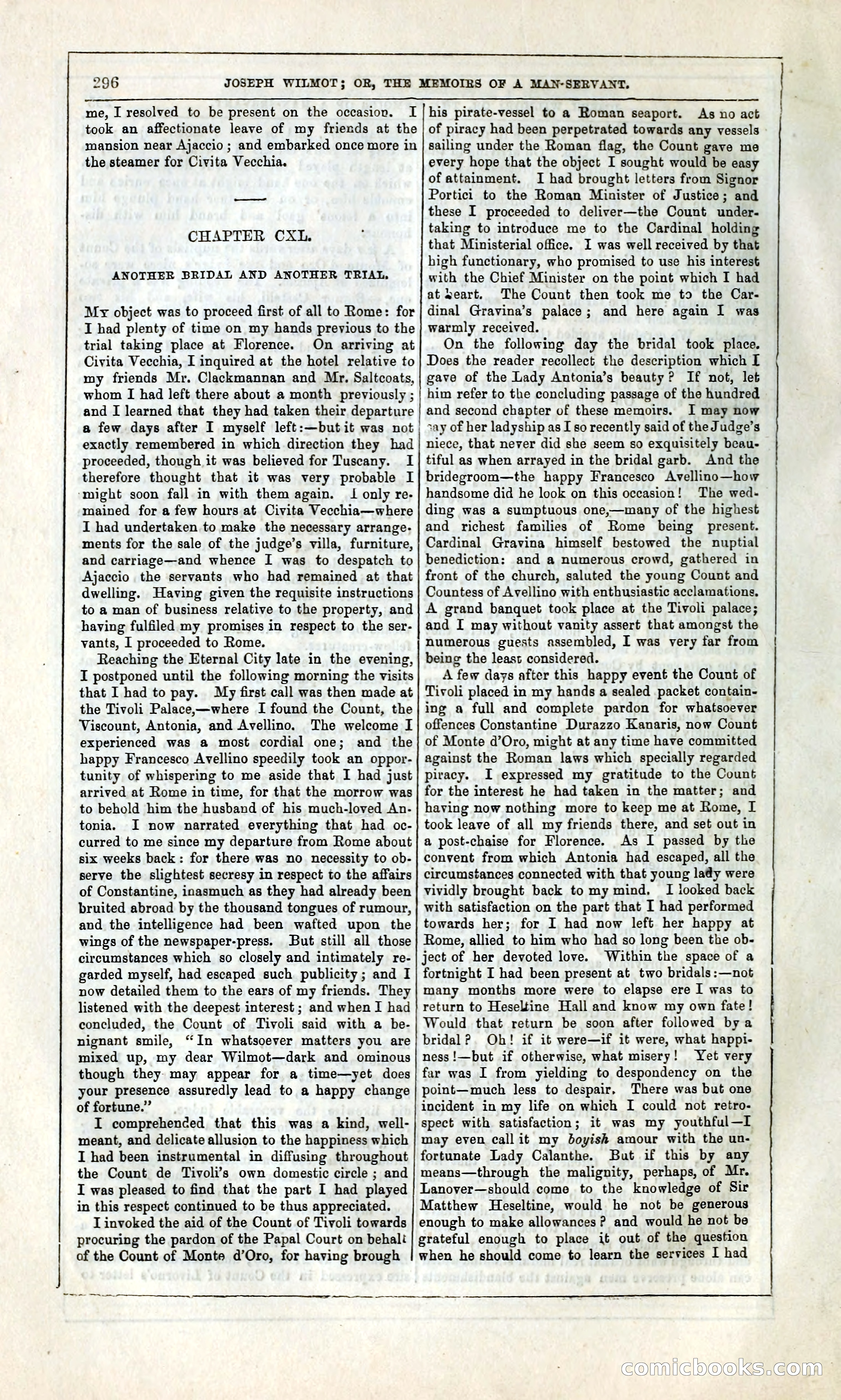 Joseph Wilmot, or, The Memoirs of a Man-Servant — page 309 of 399