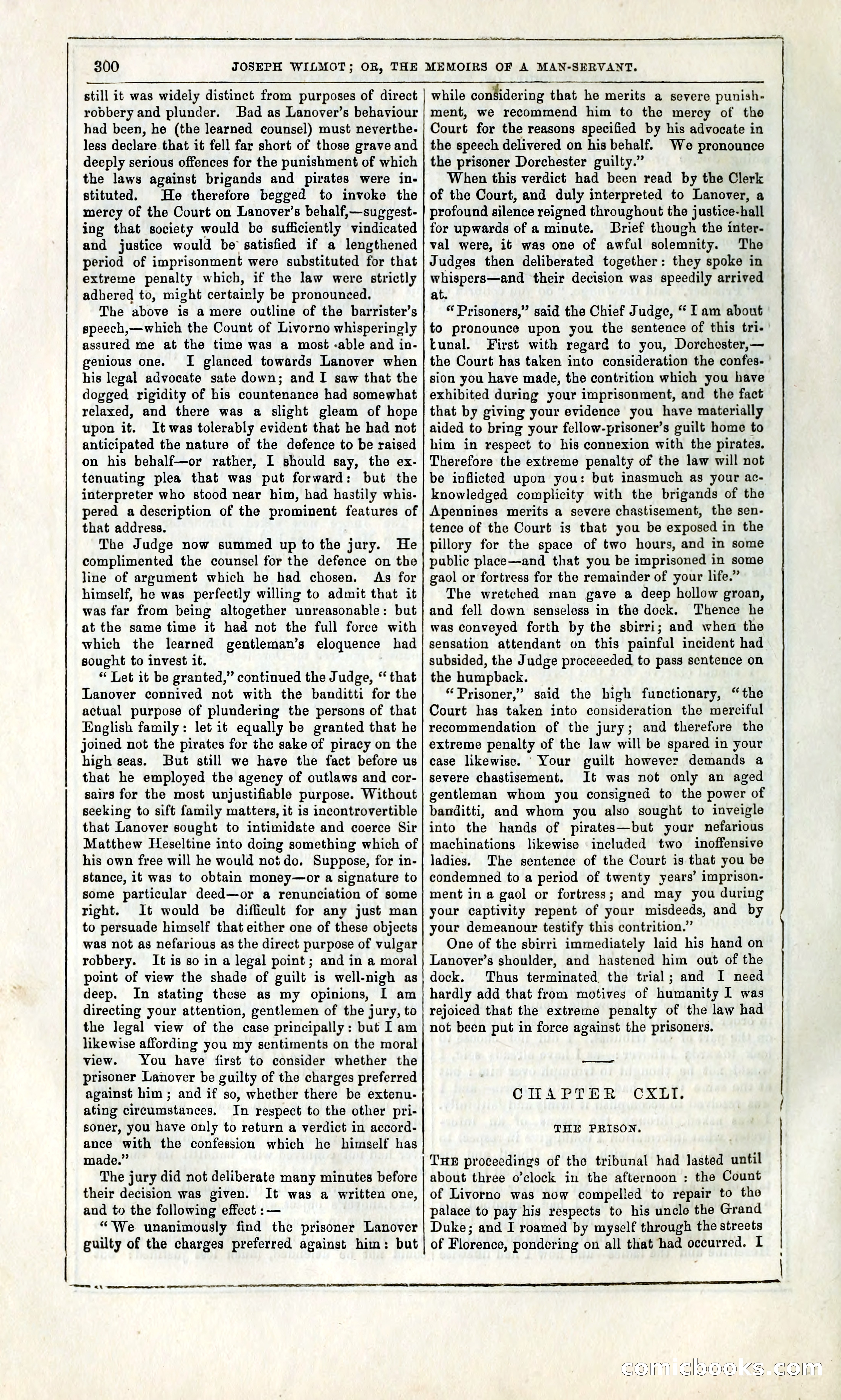 Joseph Wilmot, or, The Memoirs of a Man-Servant — page 313 of 399