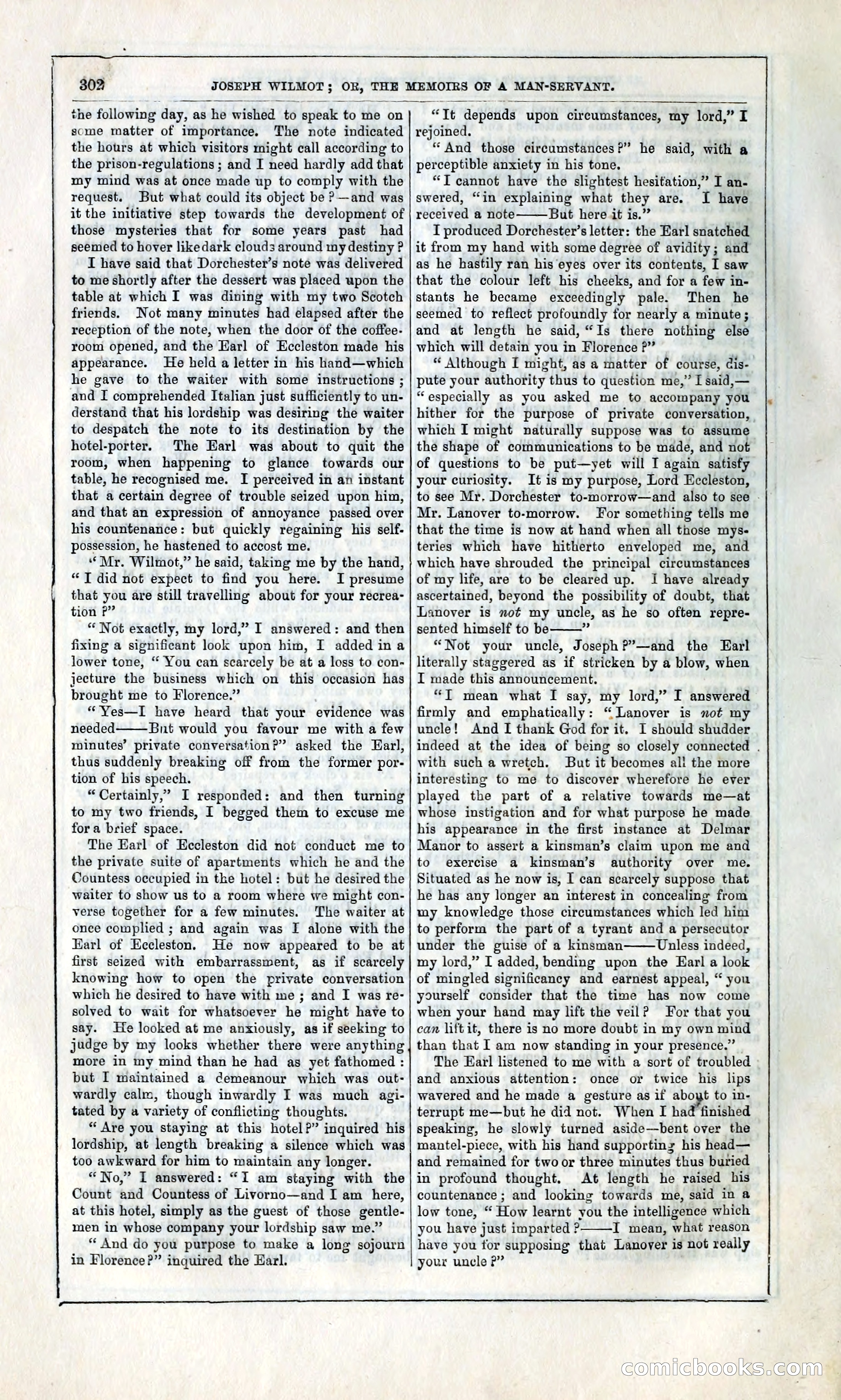 Joseph Wilmot, or, The Memoirs of a Man-Servant — page 315 of 399
