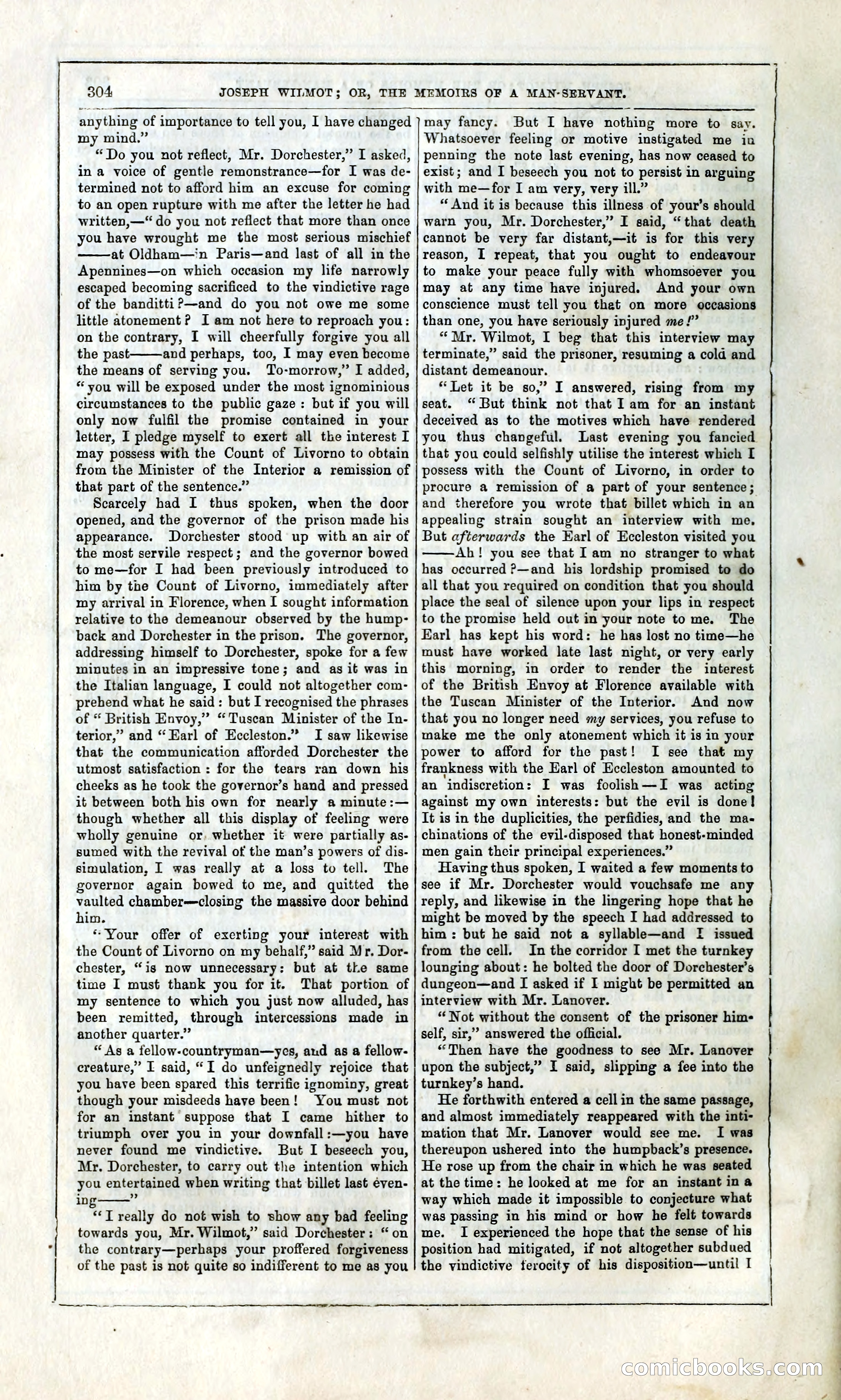 Joseph Wilmot, or, The Memoirs of a Man-Servant — page 317 of 399