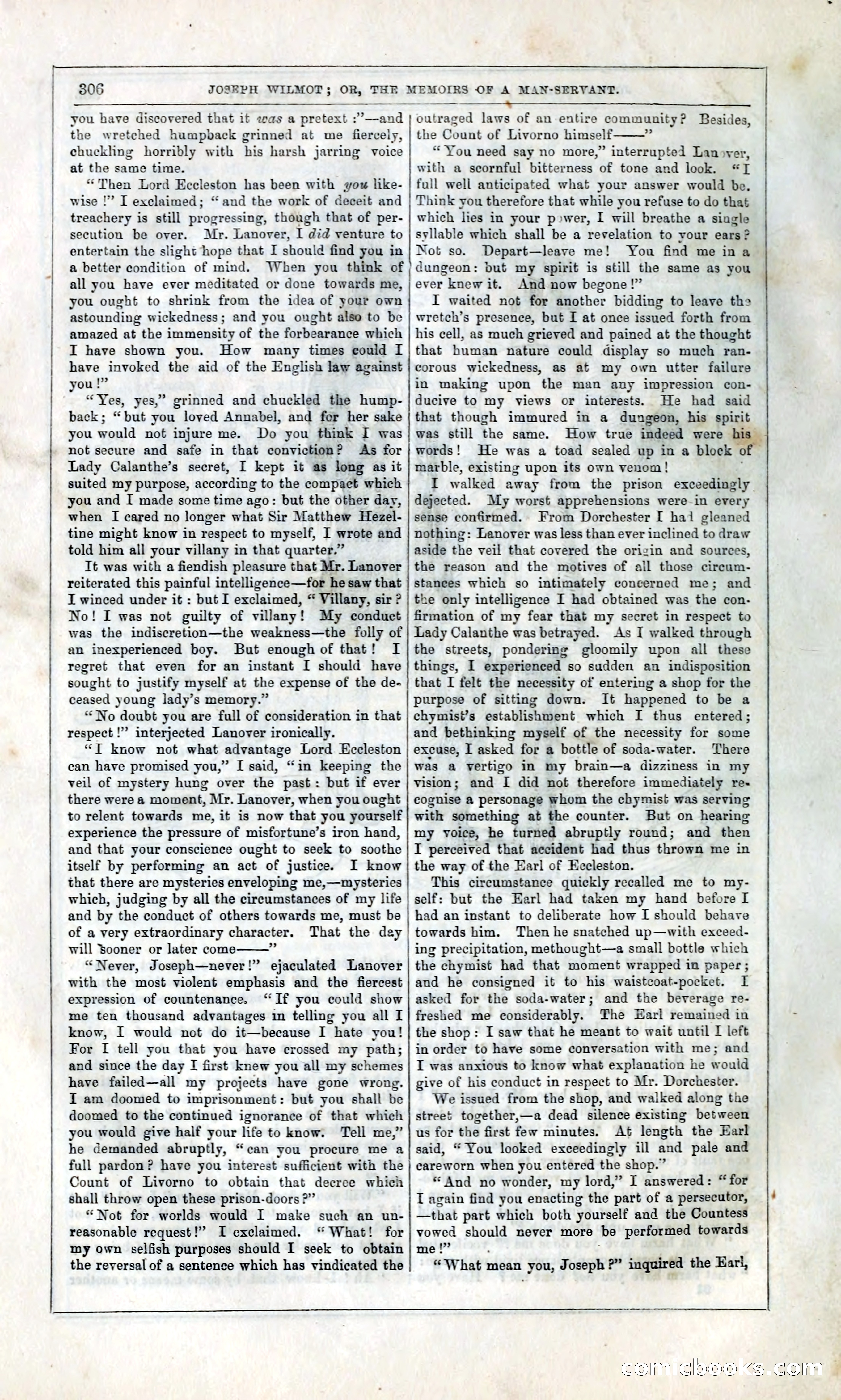 Joseph Wilmot, or, The Memoirs of a Man-Servant — page 319 of 399