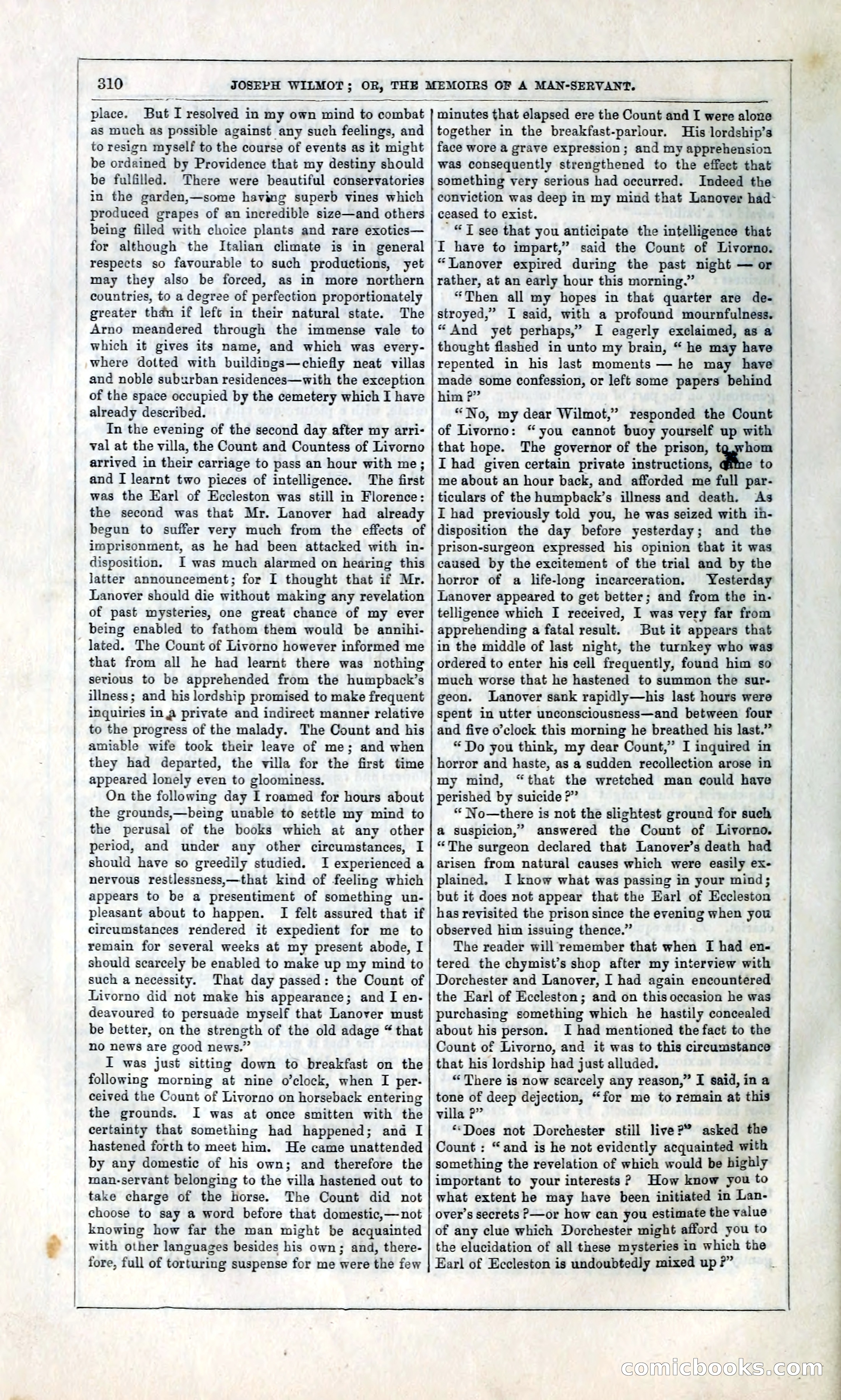 Joseph Wilmot, or, The Memoirs of a Man-Servant — page 323 of 399