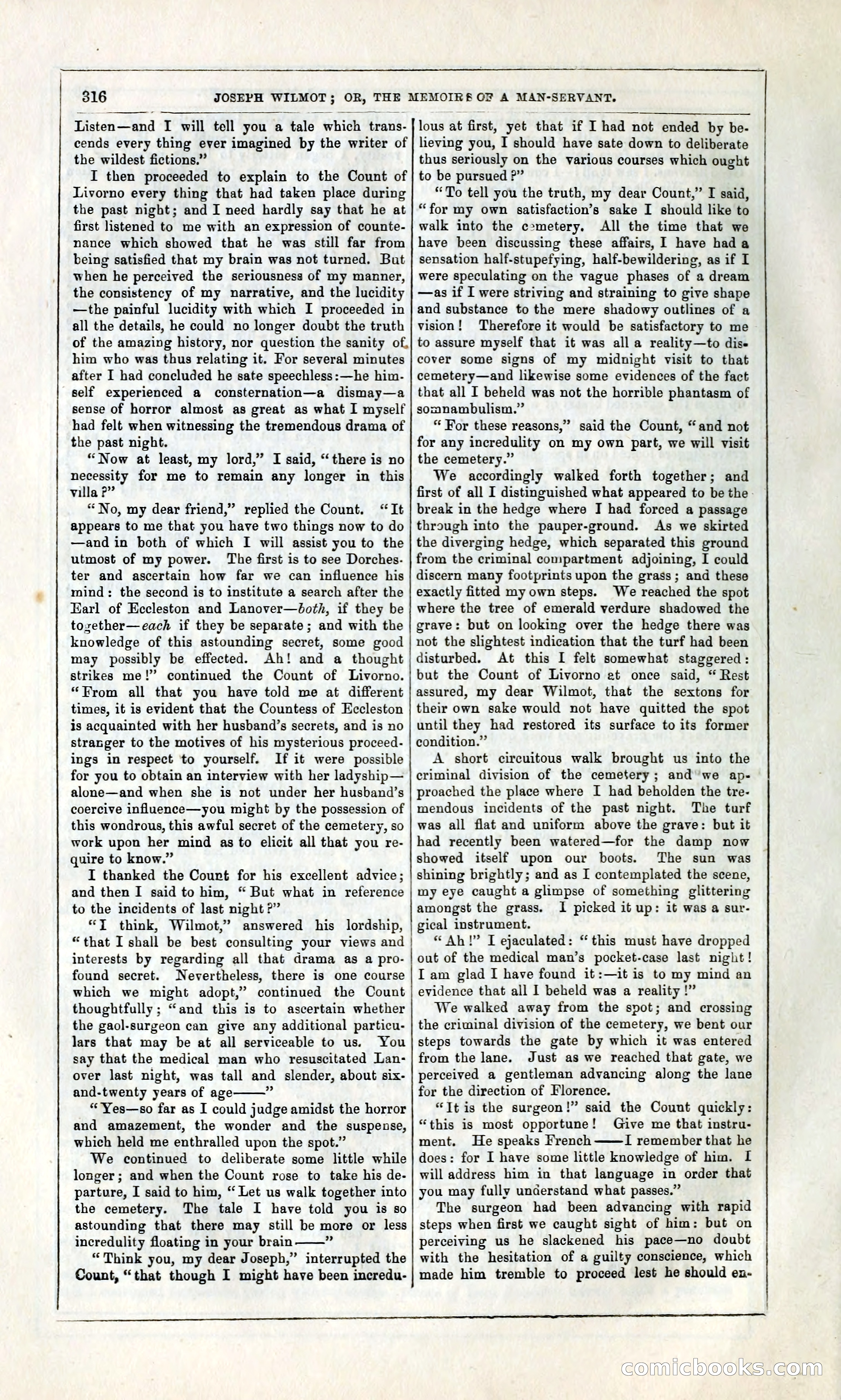 Joseph Wilmot, or, The Memoirs of a Man-Servant — page 329 of 399