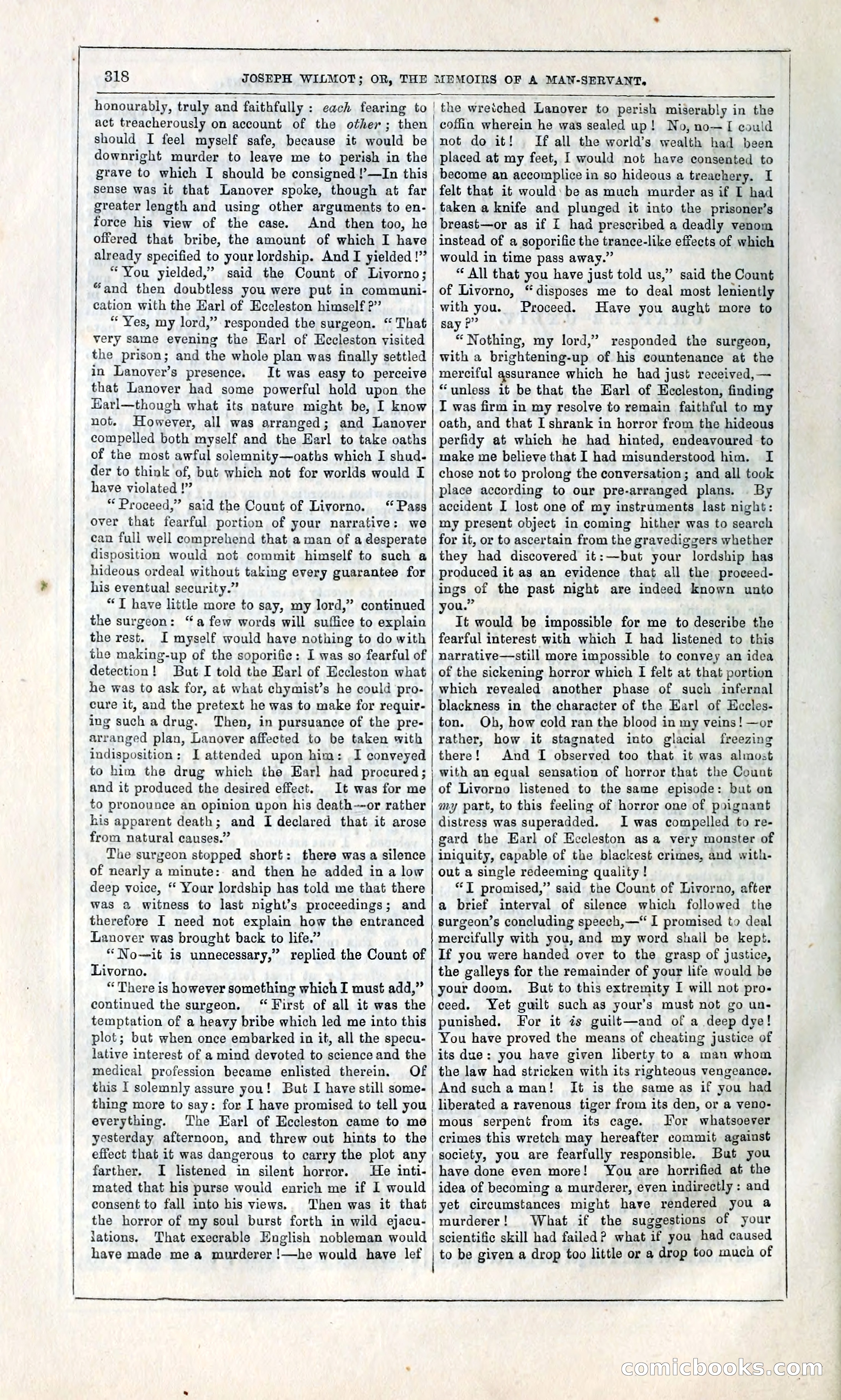 Joseph Wilmot, or, The Memoirs of a Man-Servant — page 331 of 399