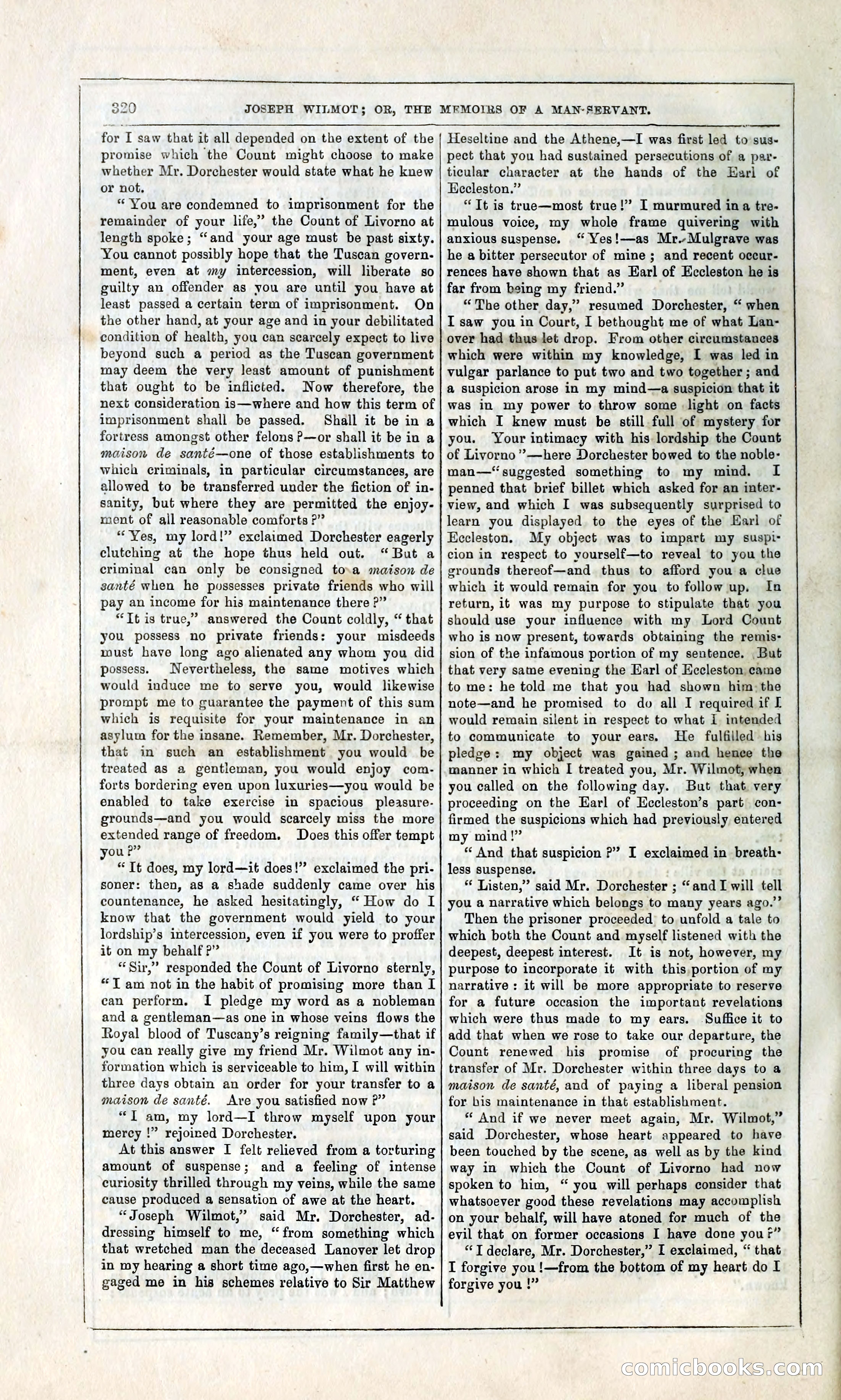 Joseph Wilmot, or, The Memoirs of a Man-Servant — page 333 of 399