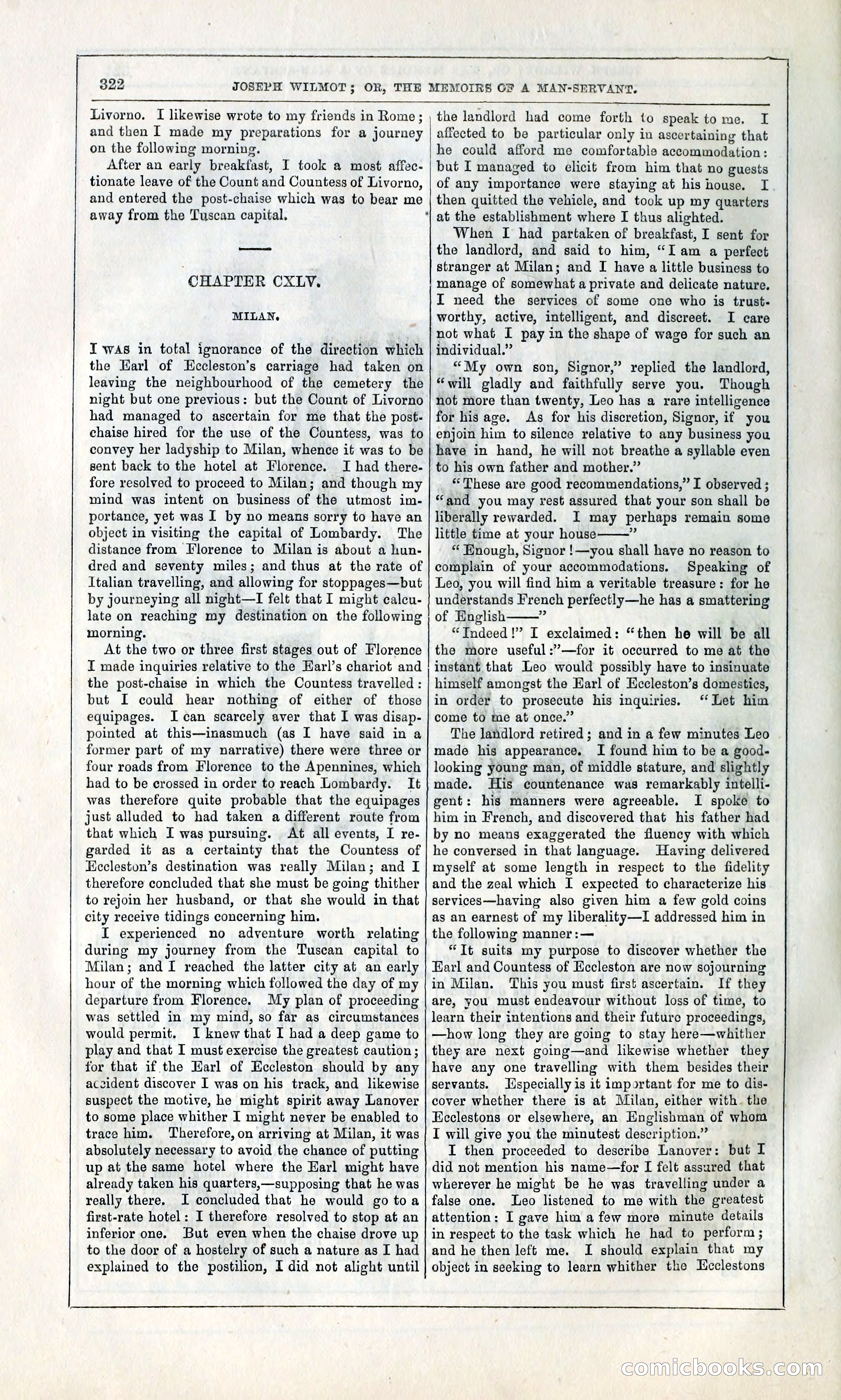 Joseph Wilmot, or, The Memoirs of a Man-Servant — page 335 of 399