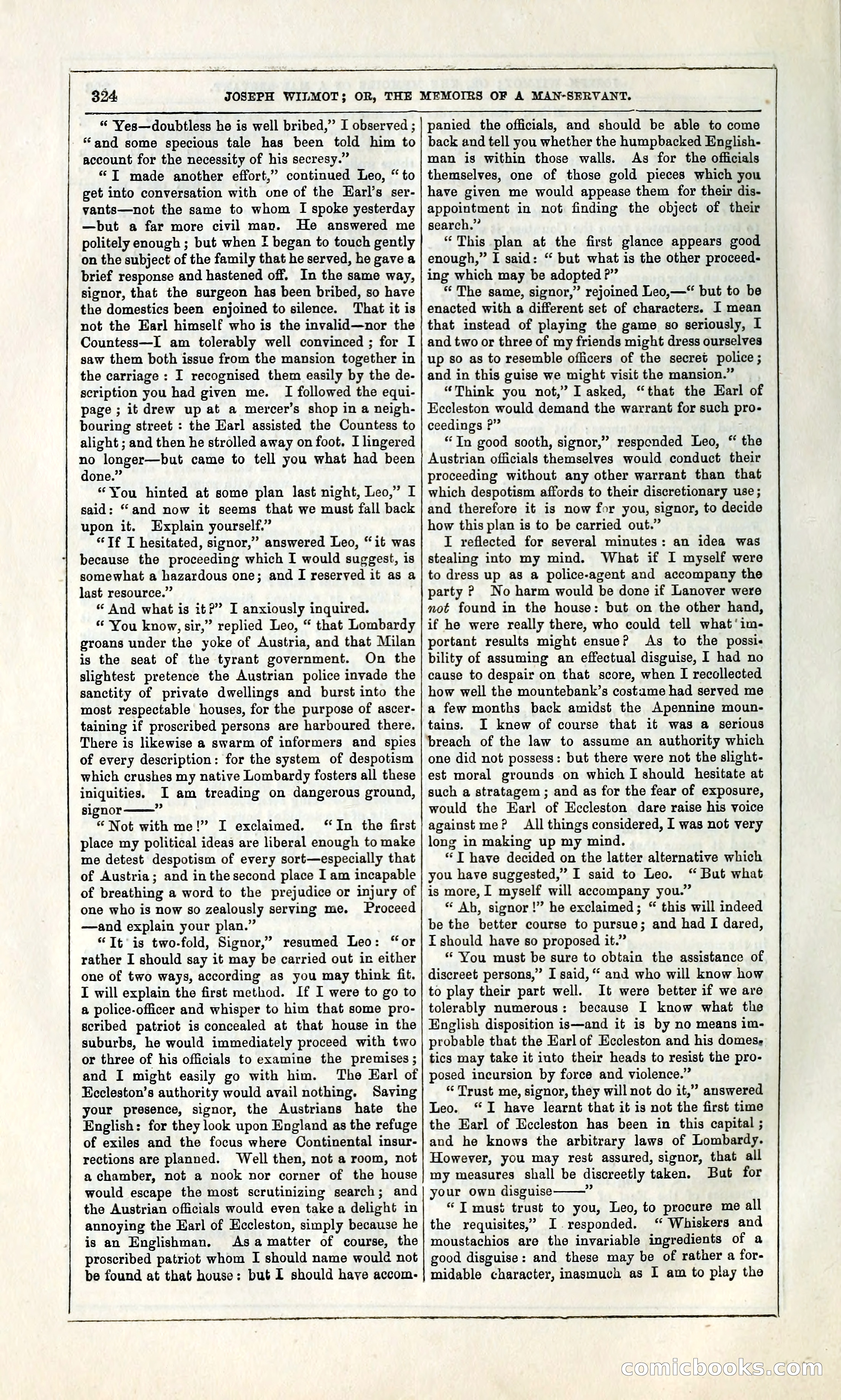 Joseph Wilmot, or, The Memoirs of a Man-Servant — page 337 of 399