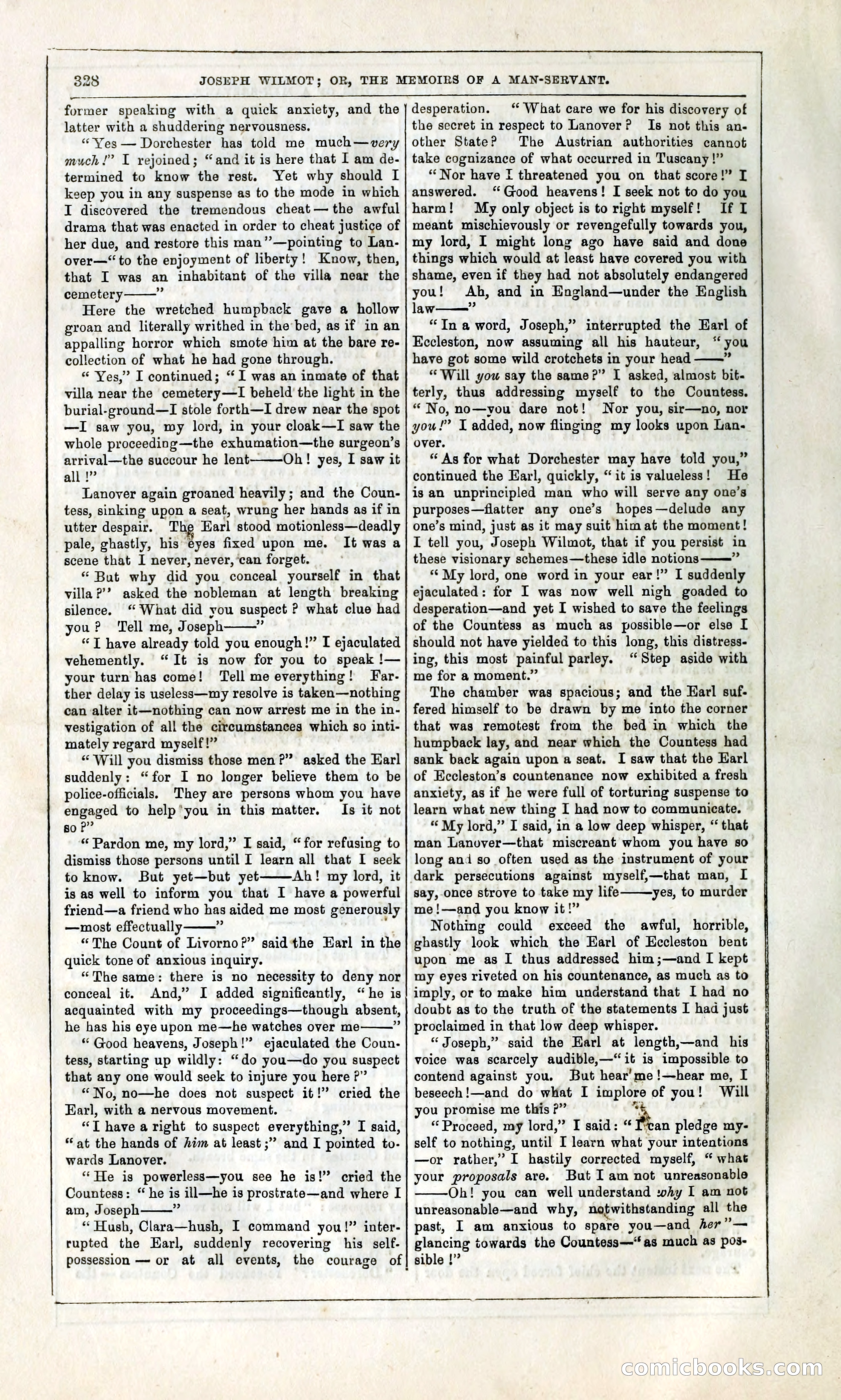 Joseph Wilmot, or, The Memoirs of a Man-Servant — page 341 of 399