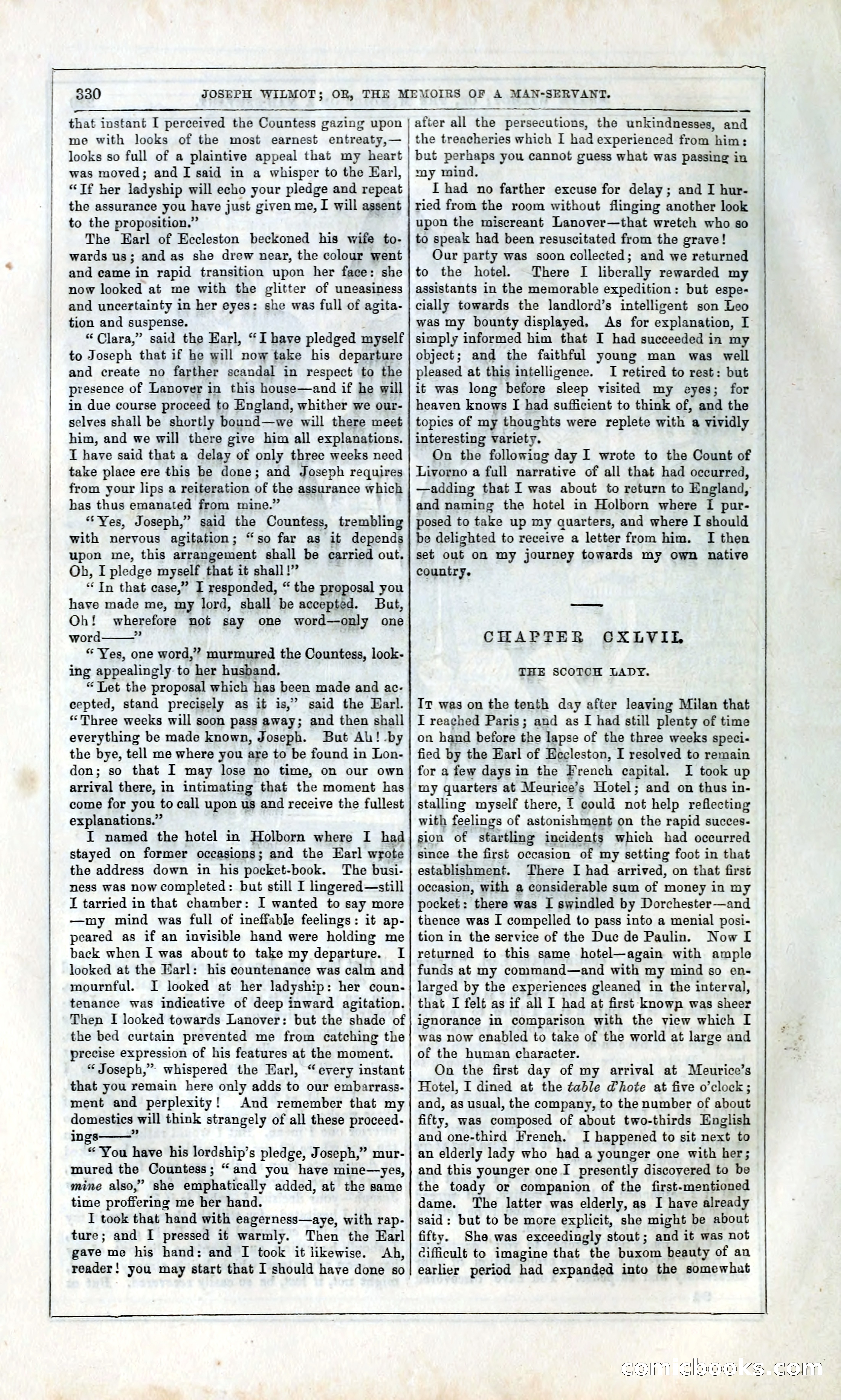 Joseph Wilmot, or, The Memoirs of a Man-Servant — page 343 of 399
