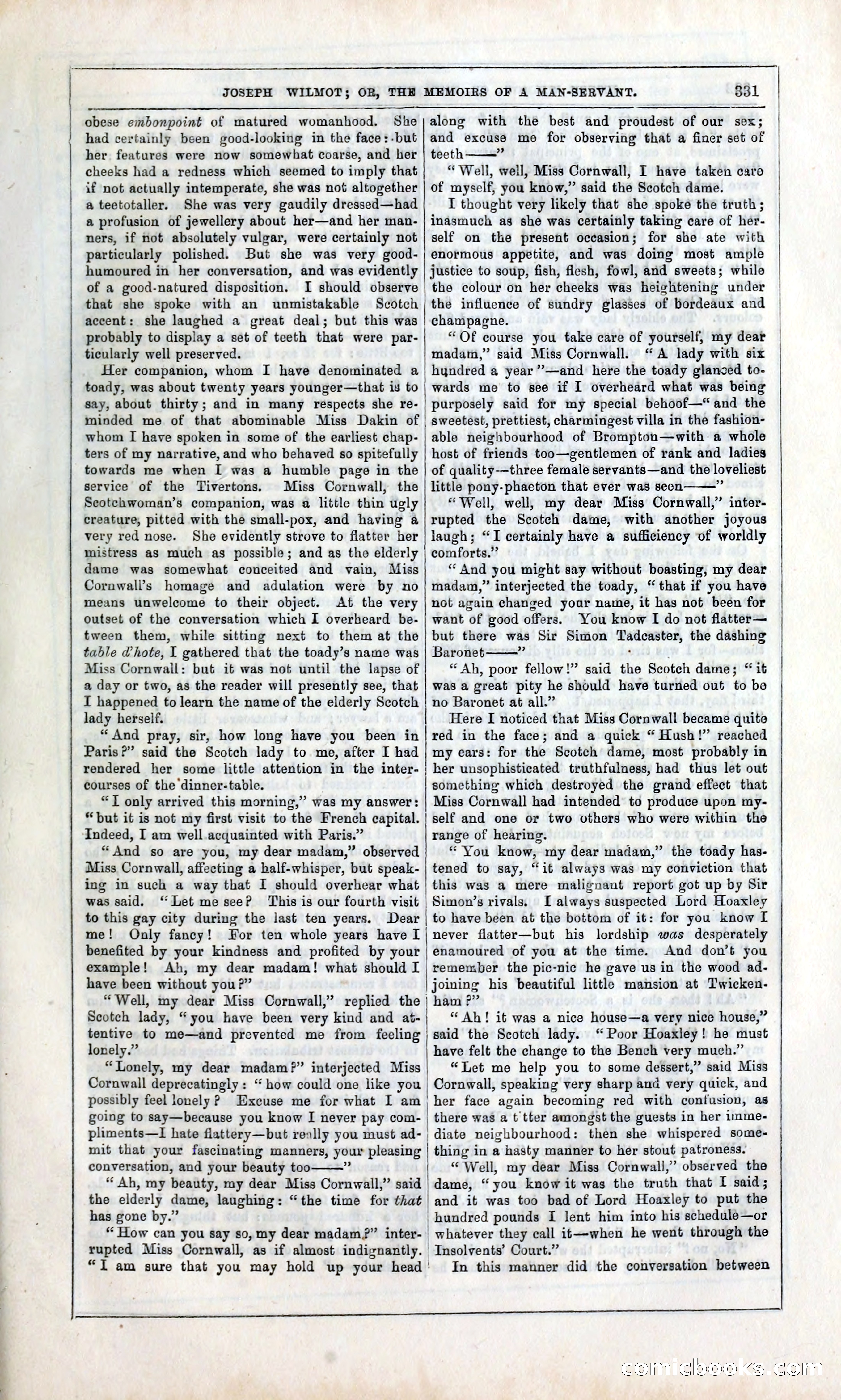 Joseph Wilmot, or, The Memoirs of a Man-Servant — page 344 of 399