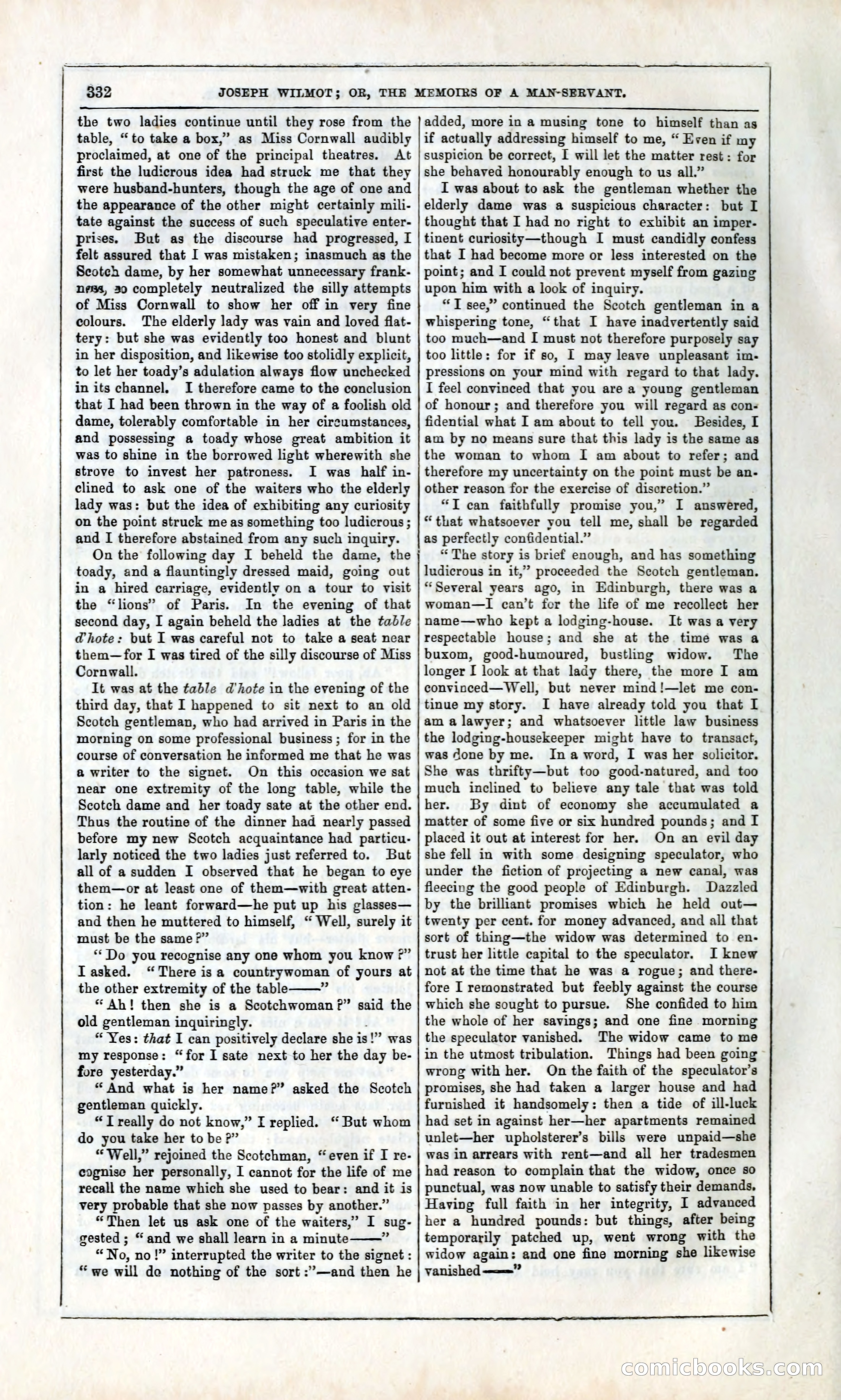 Joseph Wilmot, or, The Memoirs of a Man-Servant — page 345 of 399