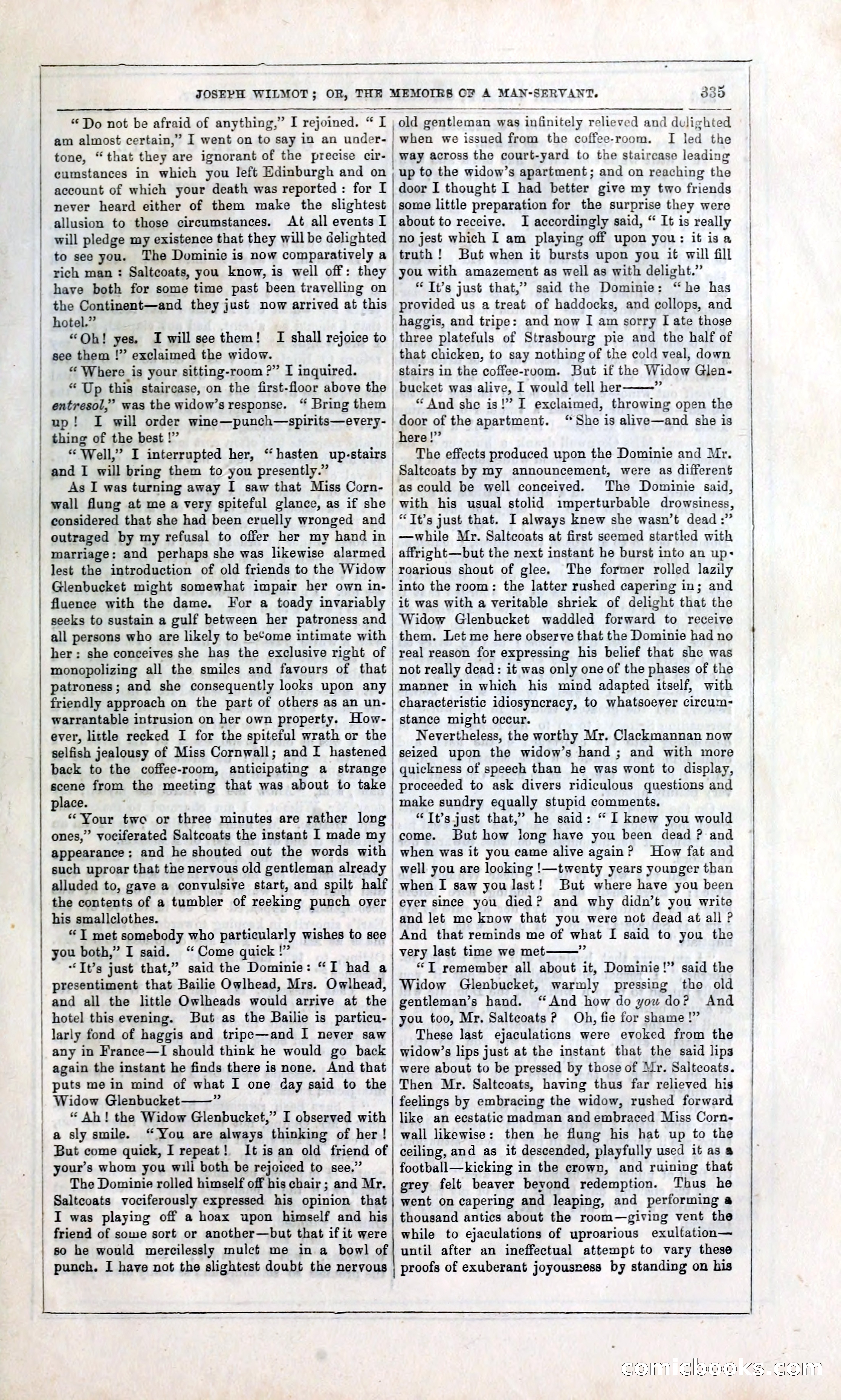 Joseph Wilmot, or, The Memoirs of a Man-Servant — page 348 of 399