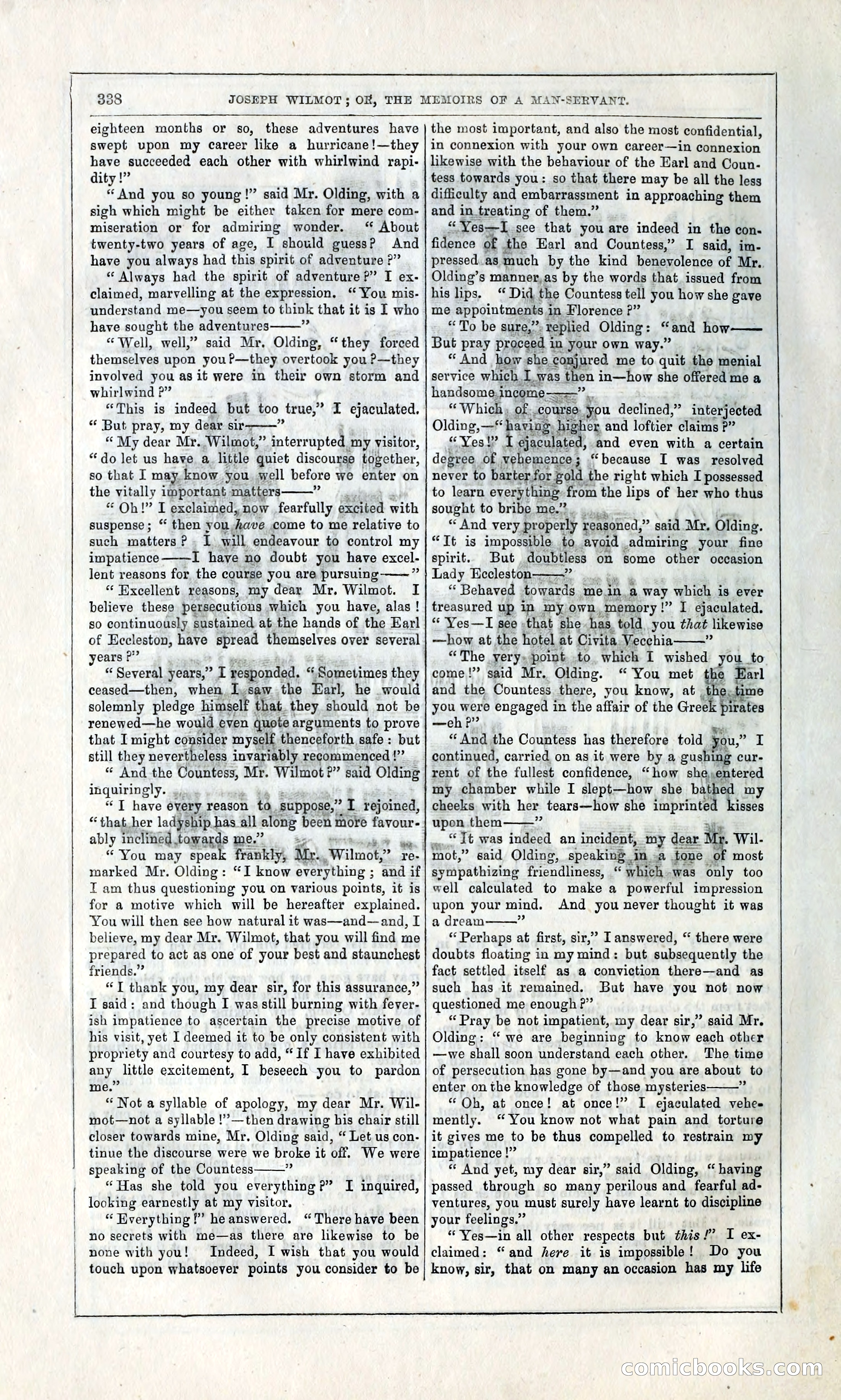 Joseph Wilmot, or, The Memoirs of a Man-Servant — page 351 of 399