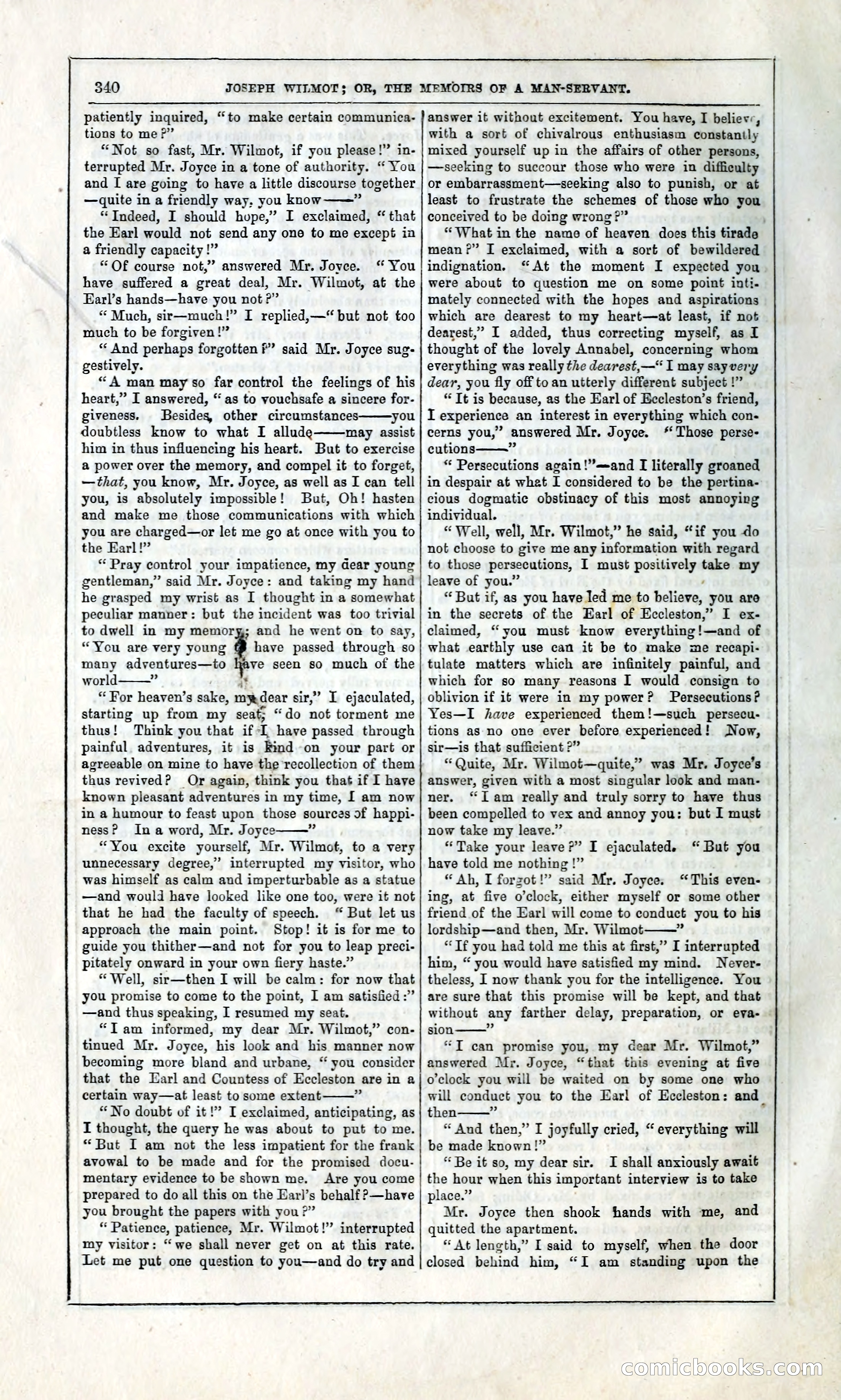 Joseph Wilmot, or, The Memoirs of a Man-Servant — page 353 of 399
