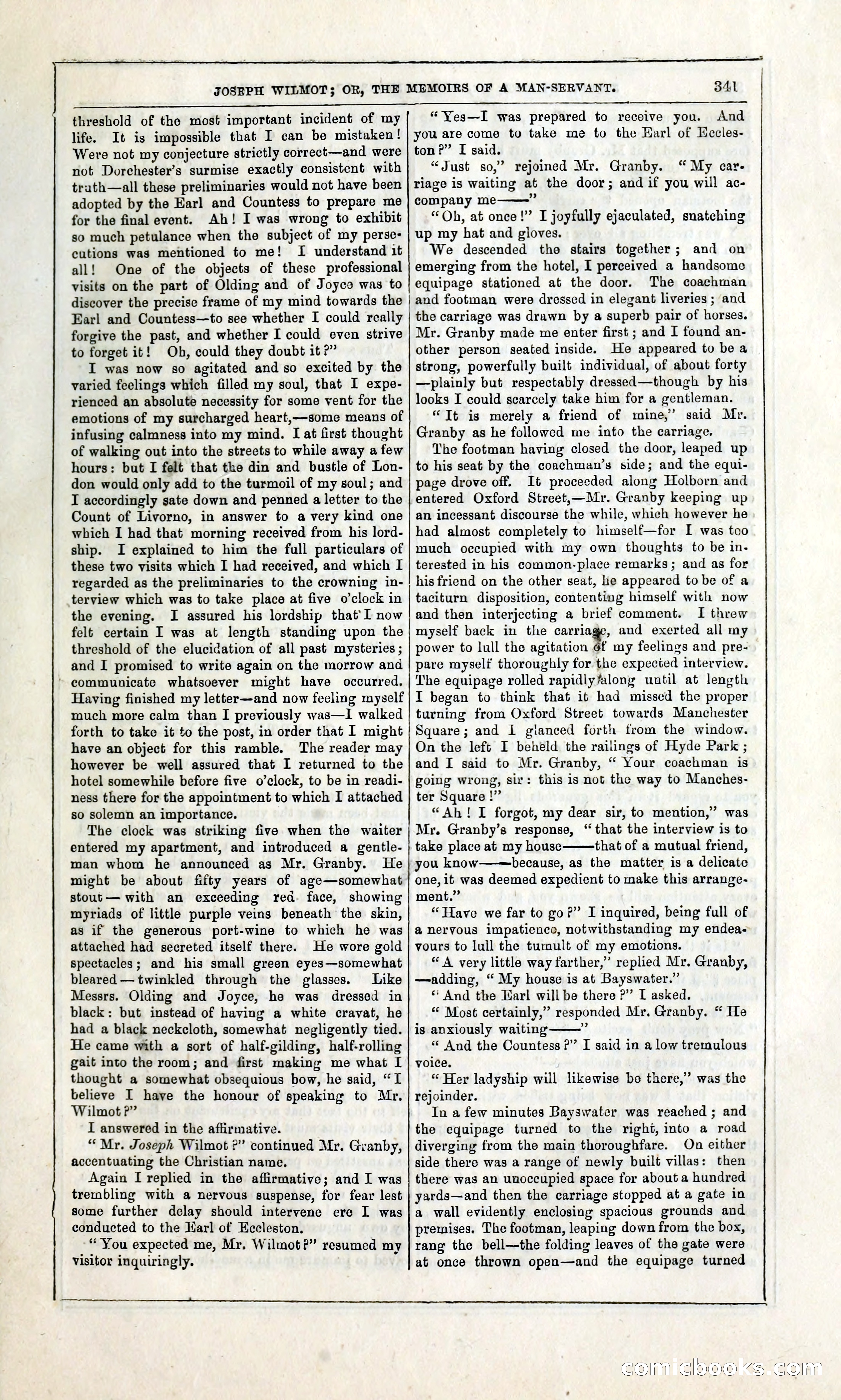 Joseph Wilmot, or, The Memoirs of a Man-Servant — page 354 of 399