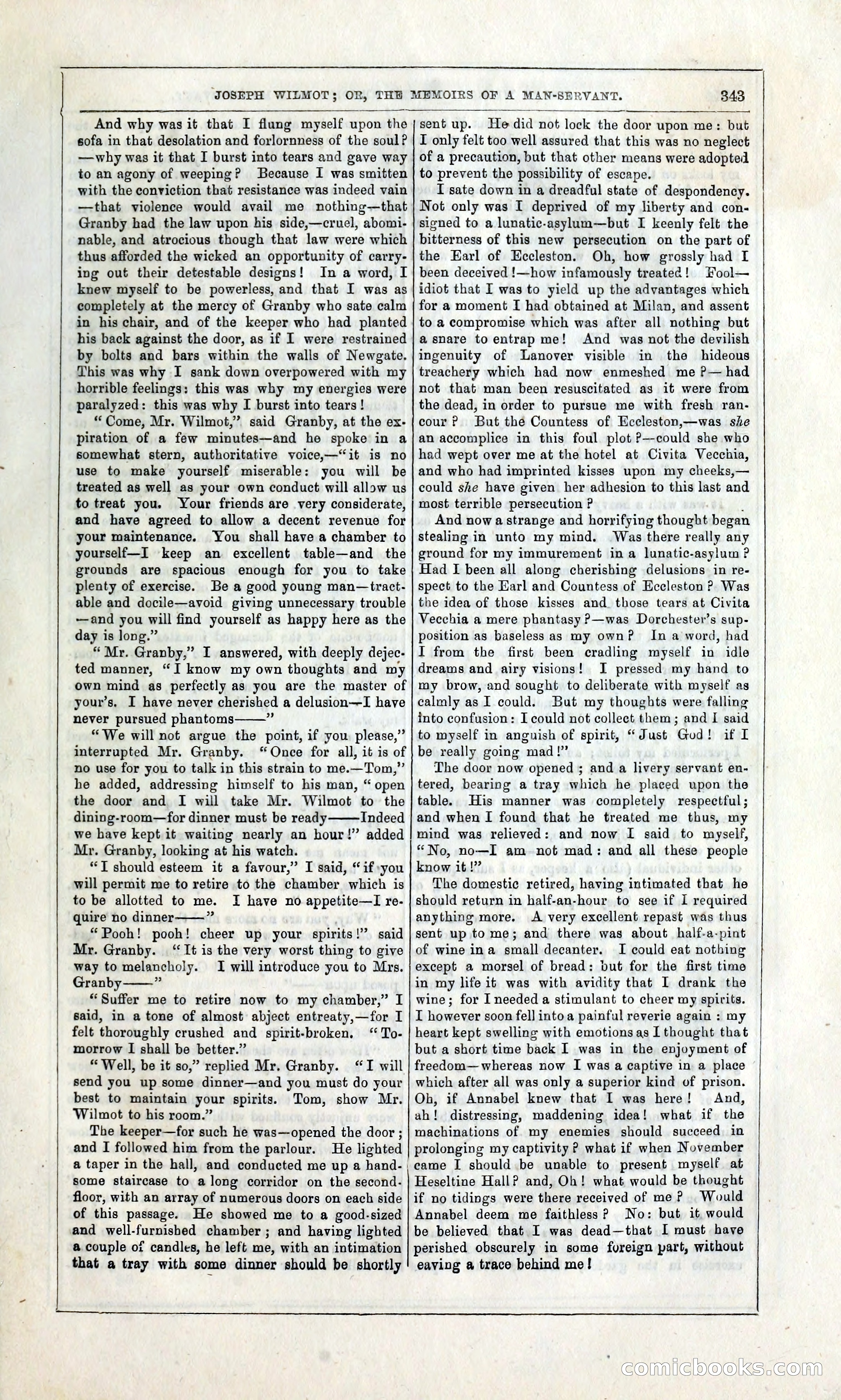 Joseph Wilmot, or, The Memoirs of a Man-Servant — page 356 of 399
