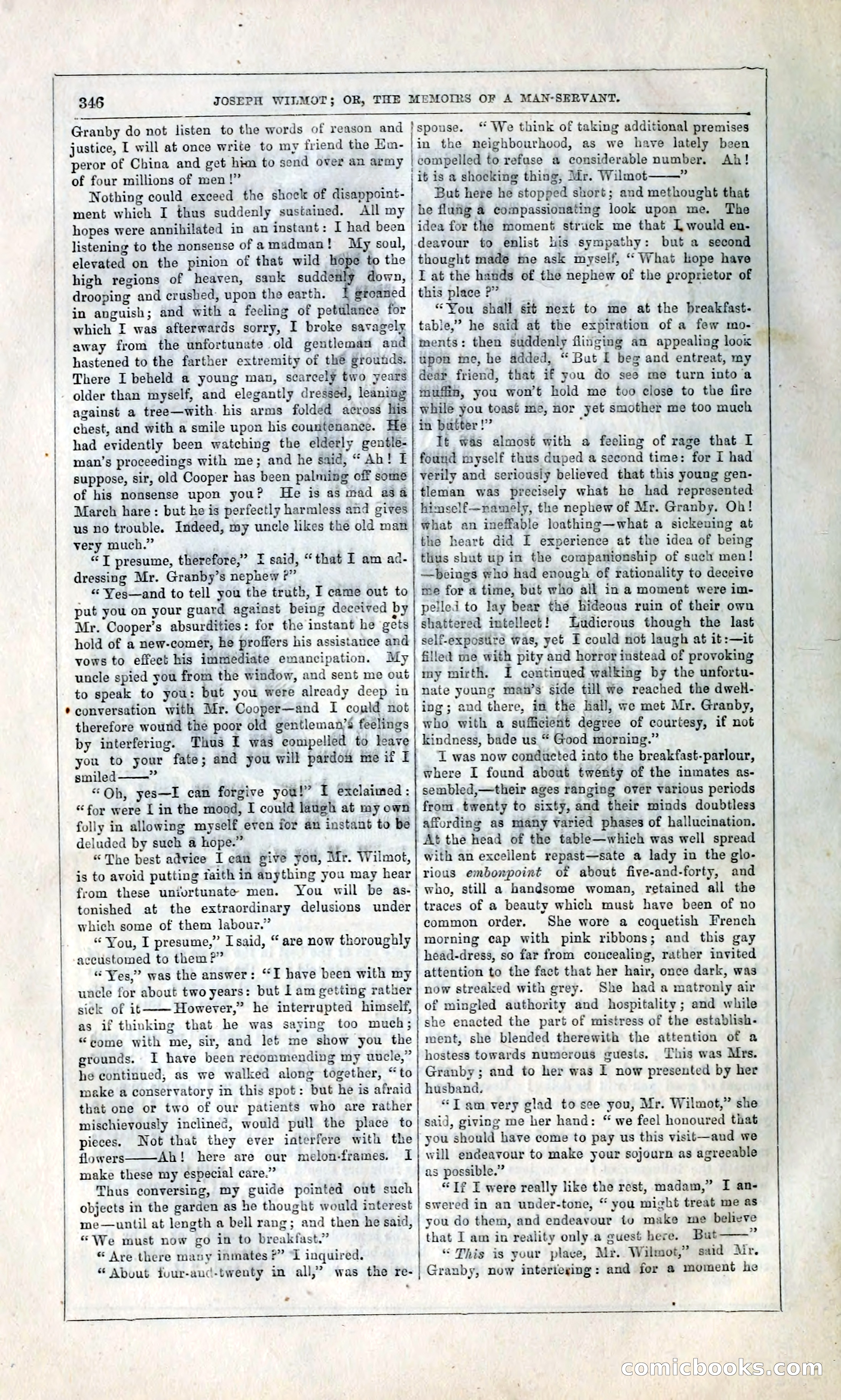 Joseph Wilmot, or, The Memoirs of a Man-Servant — page 359 of 399