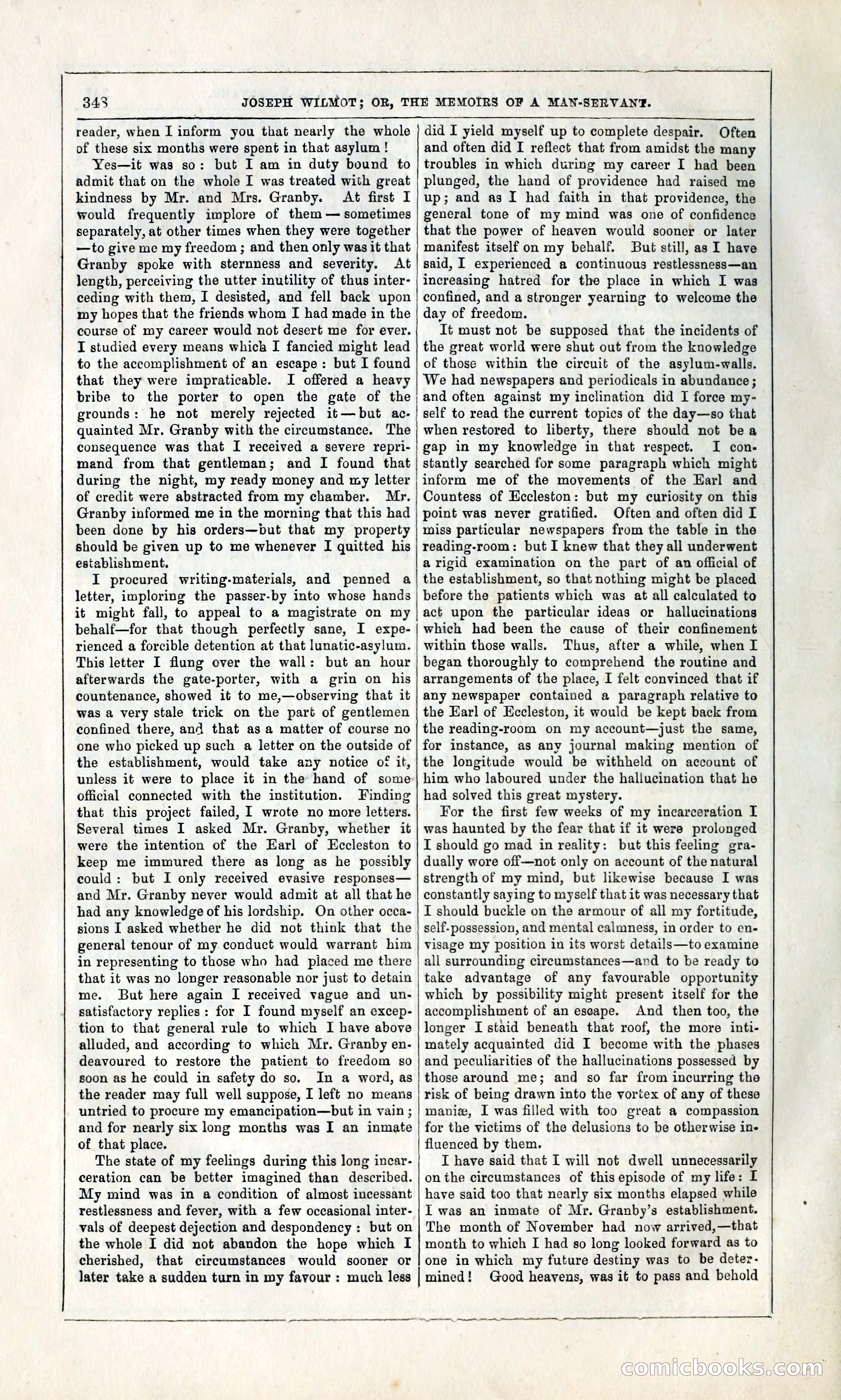 Joseph Wilmot, or, The Memoirs of a Man-Servant — page 361 of 399