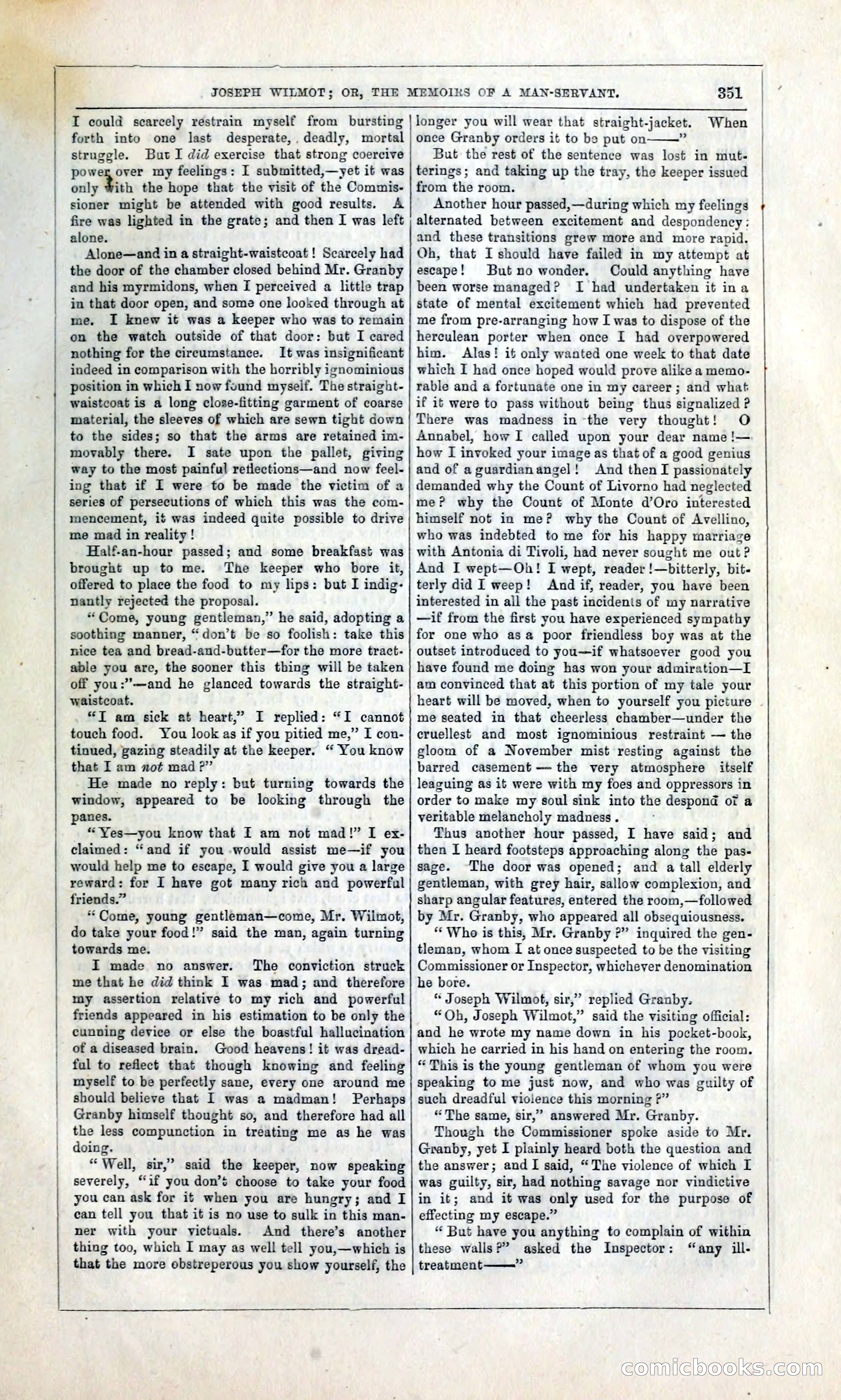 Joseph Wilmot, or, The Memoirs of a Man-Servant — page 364 of 399