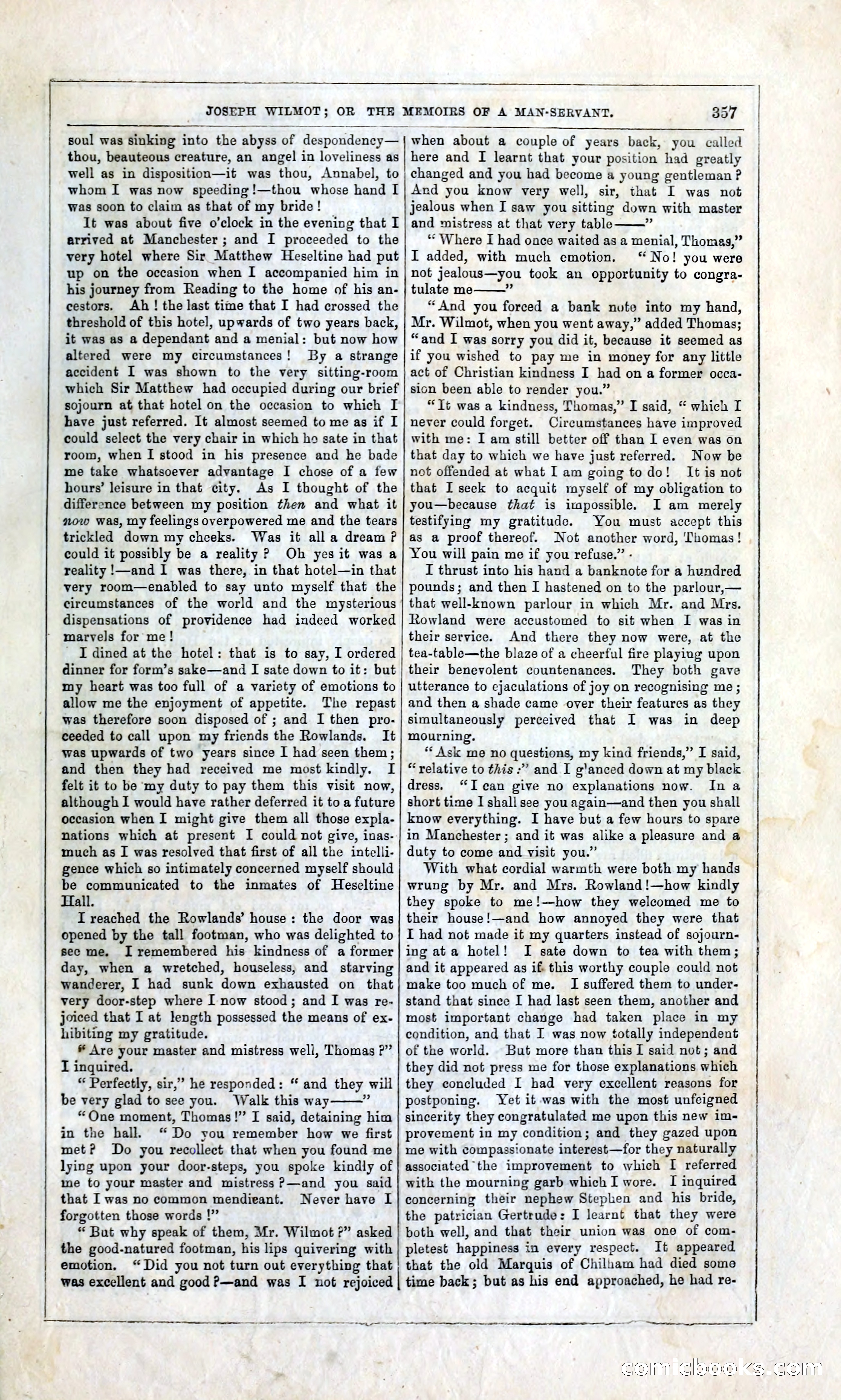 Joseph Wilmot, or, The Memoirs of a Man-Servant — page 370 of 399